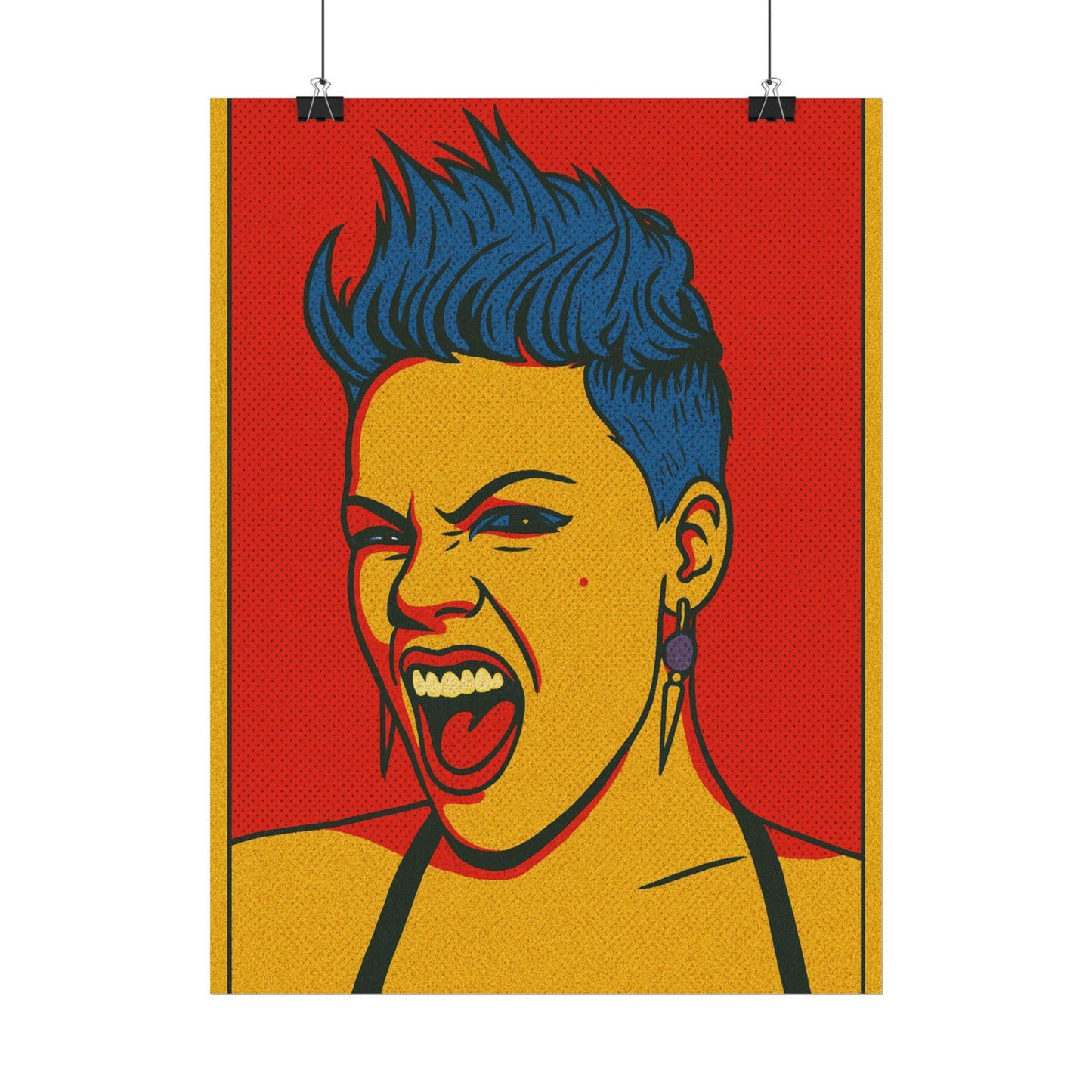 Pink Pop Art Poster