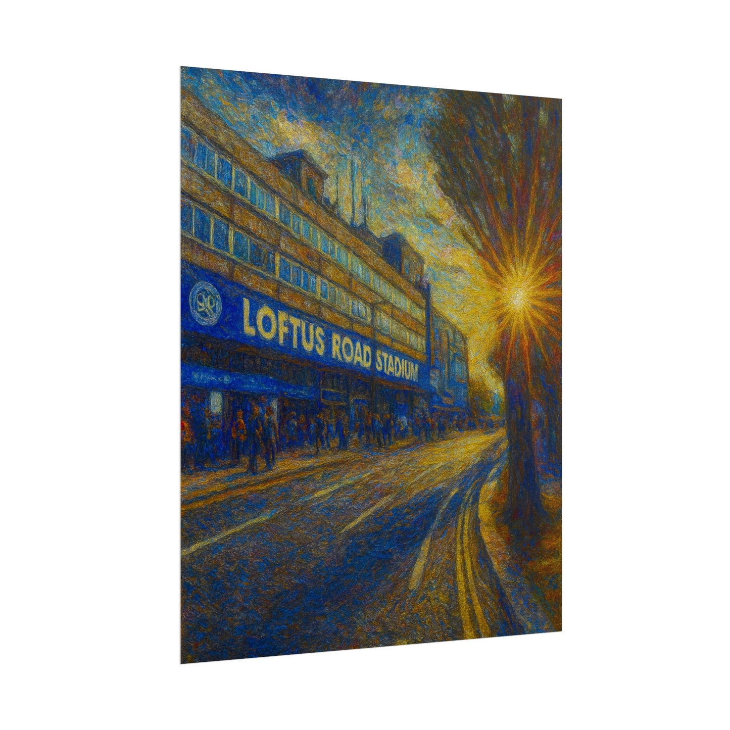 Queens Park Rangers Loftus Road Stadium Rolled Poster