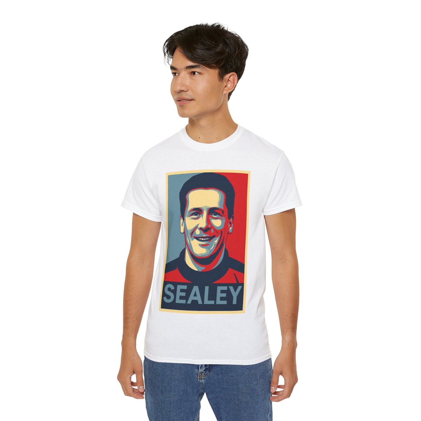 Les Sealey Hope Poster T-Shirt - Manchester United Luton Town