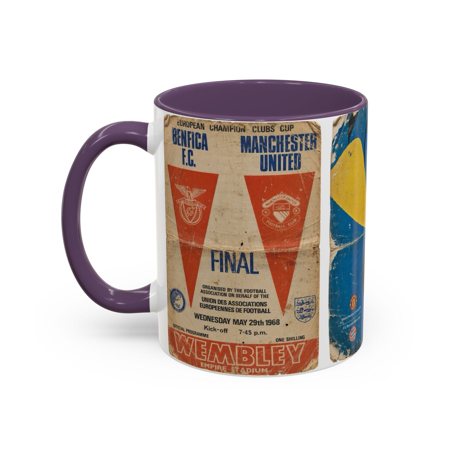 Manchester United European Cup Champions League Poster Coffee Mug (11, 15oz)