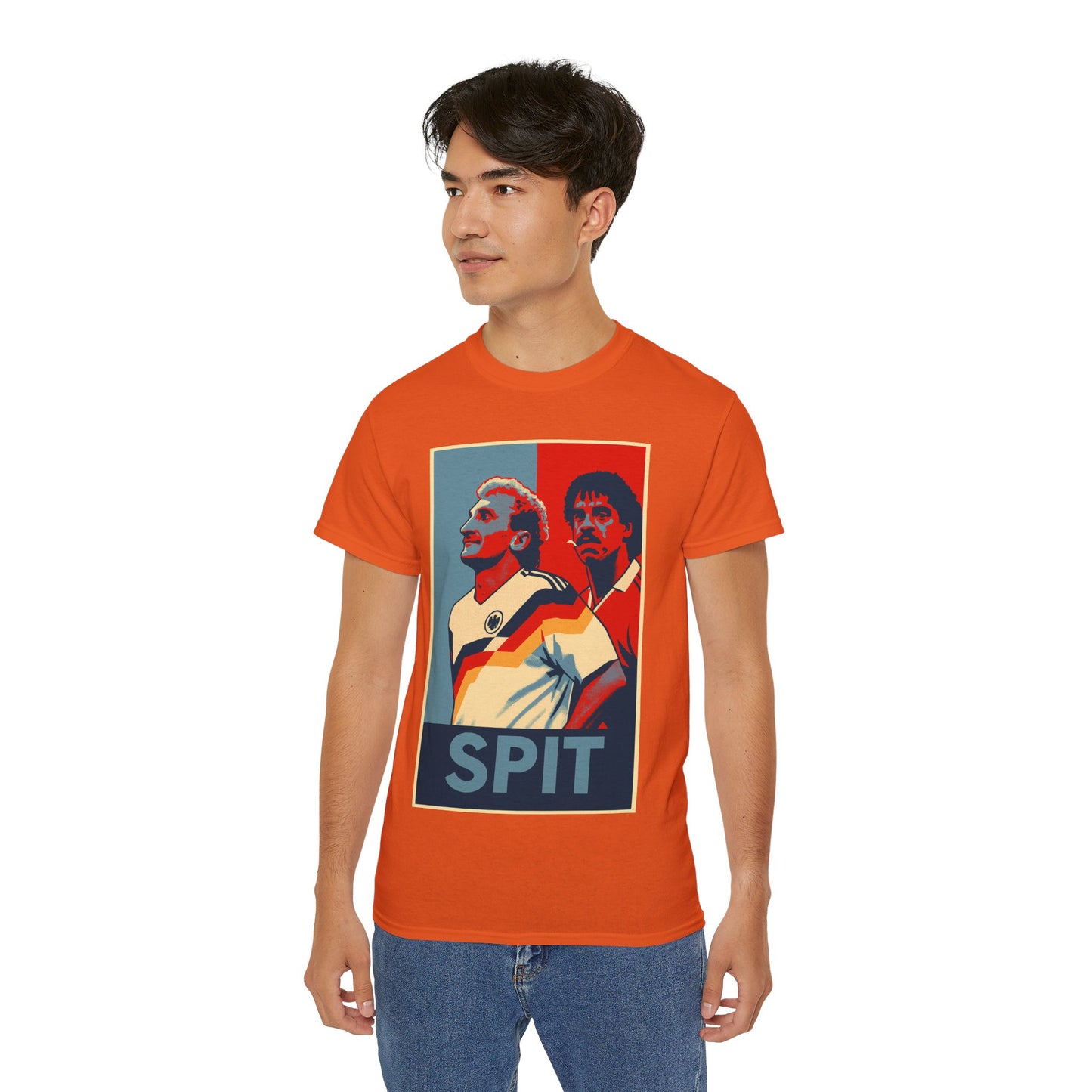 Rudy Voller and Frank Rijkaard Italia 90 Hope Poster T-shirt - Spit