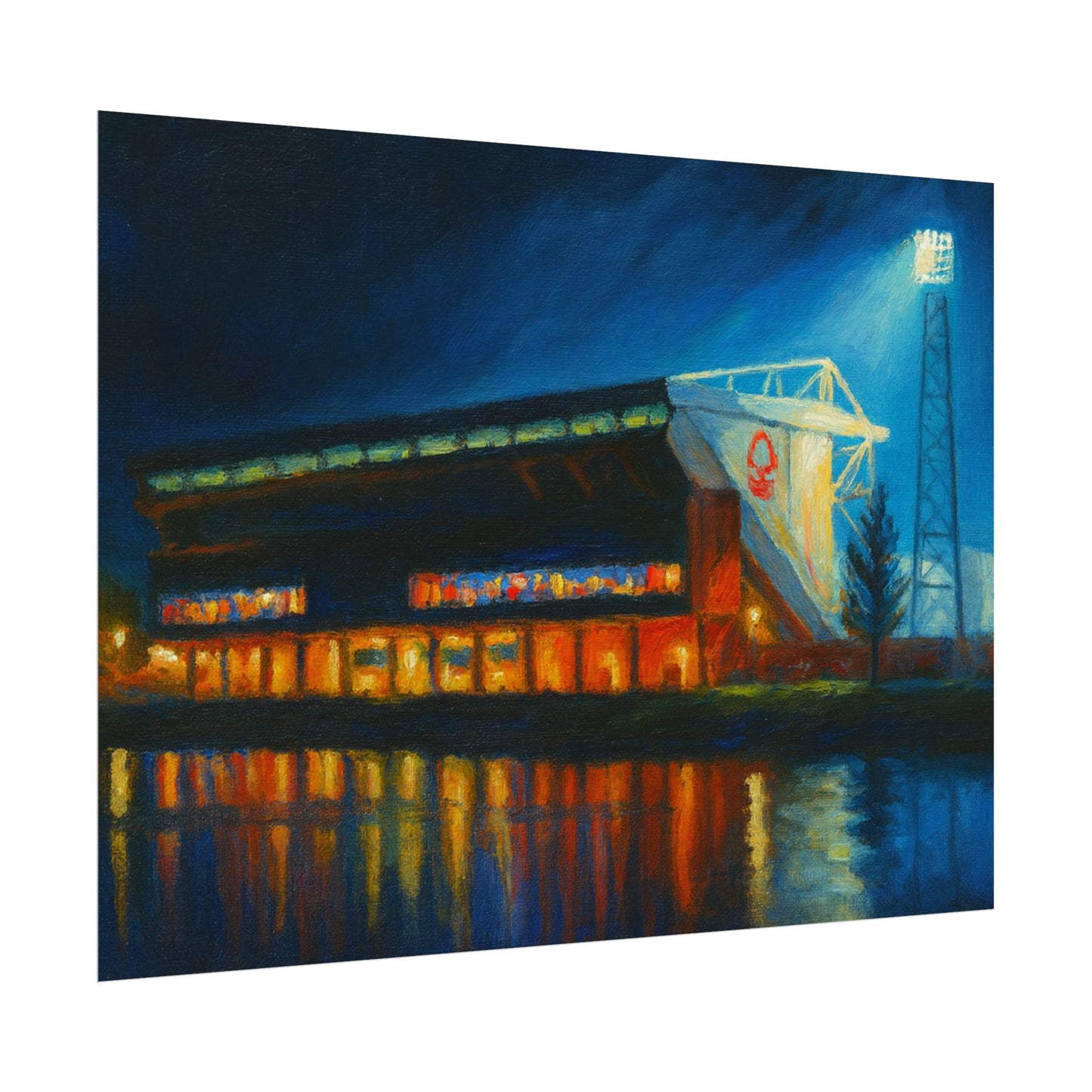 Nottingham Forest City Ground Art Poster