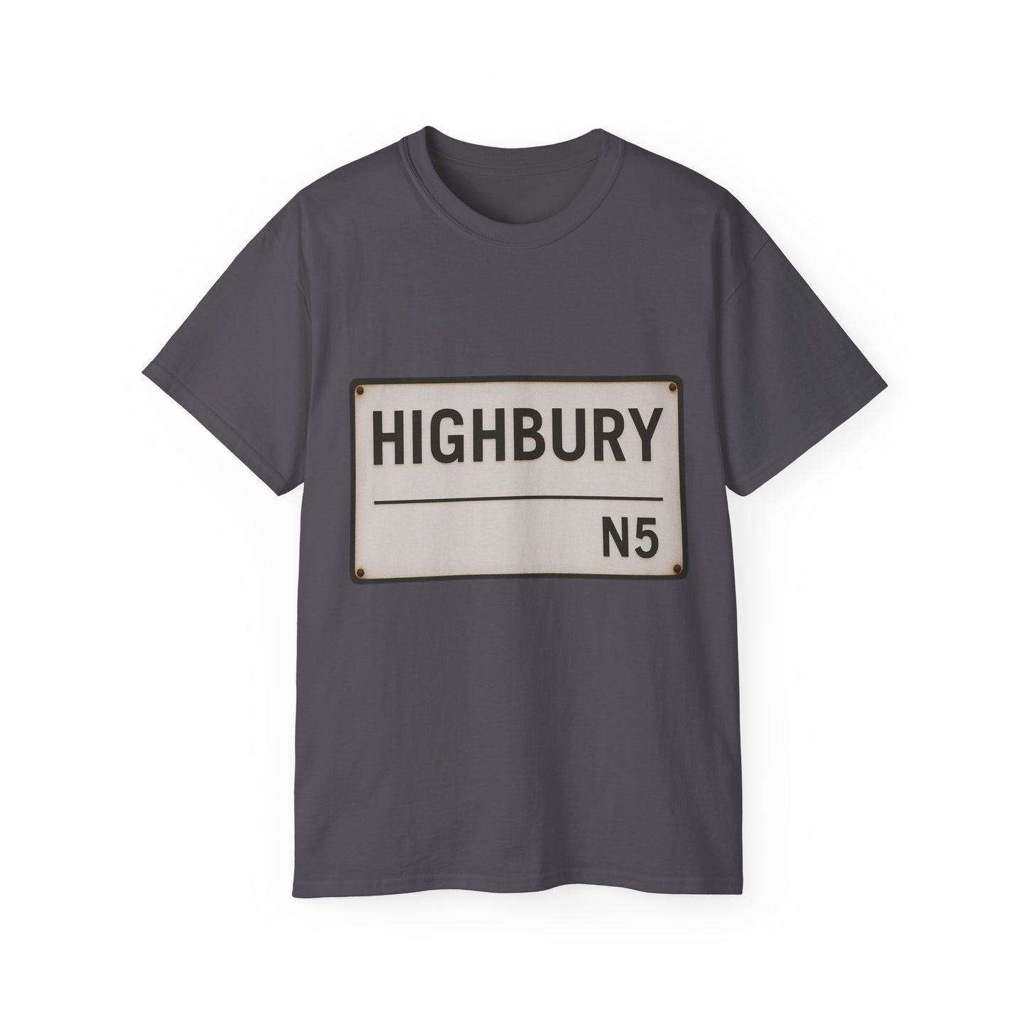 Highbury N5 Arsenal Road Sign T-Shirt