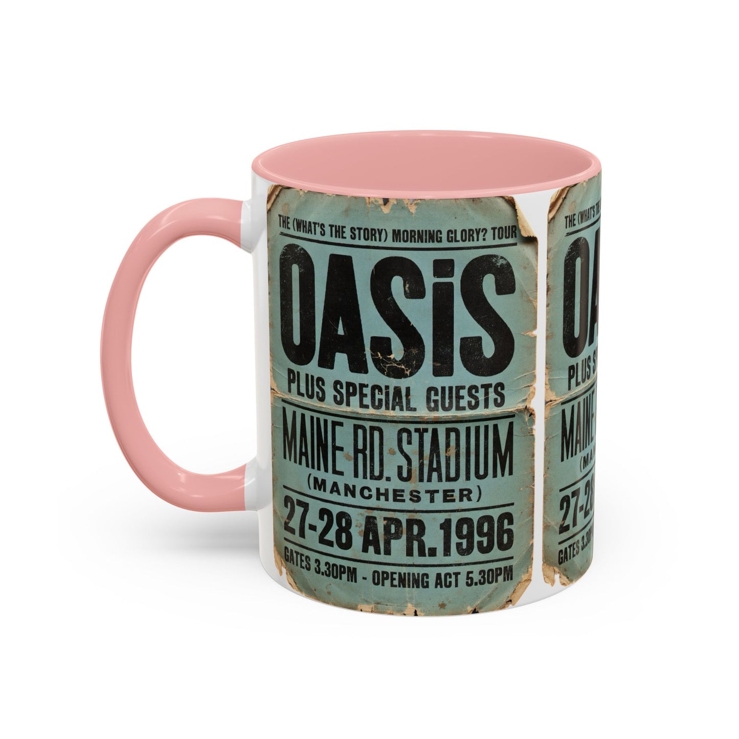 Oasis Maine Road 1996 Poster Coffee Mug (11, 15oz)