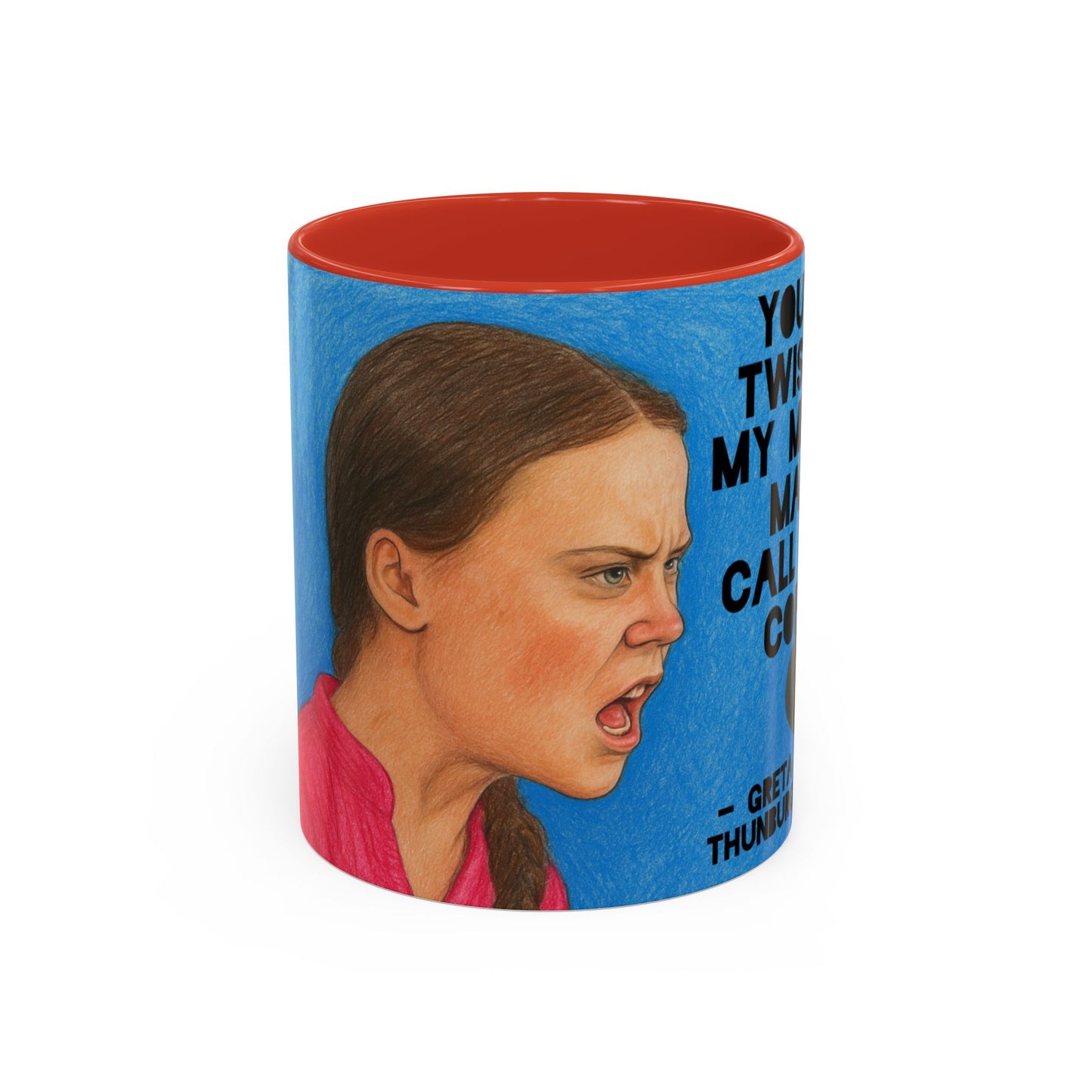Greta Thunberg Happy Mondays Step On Mug