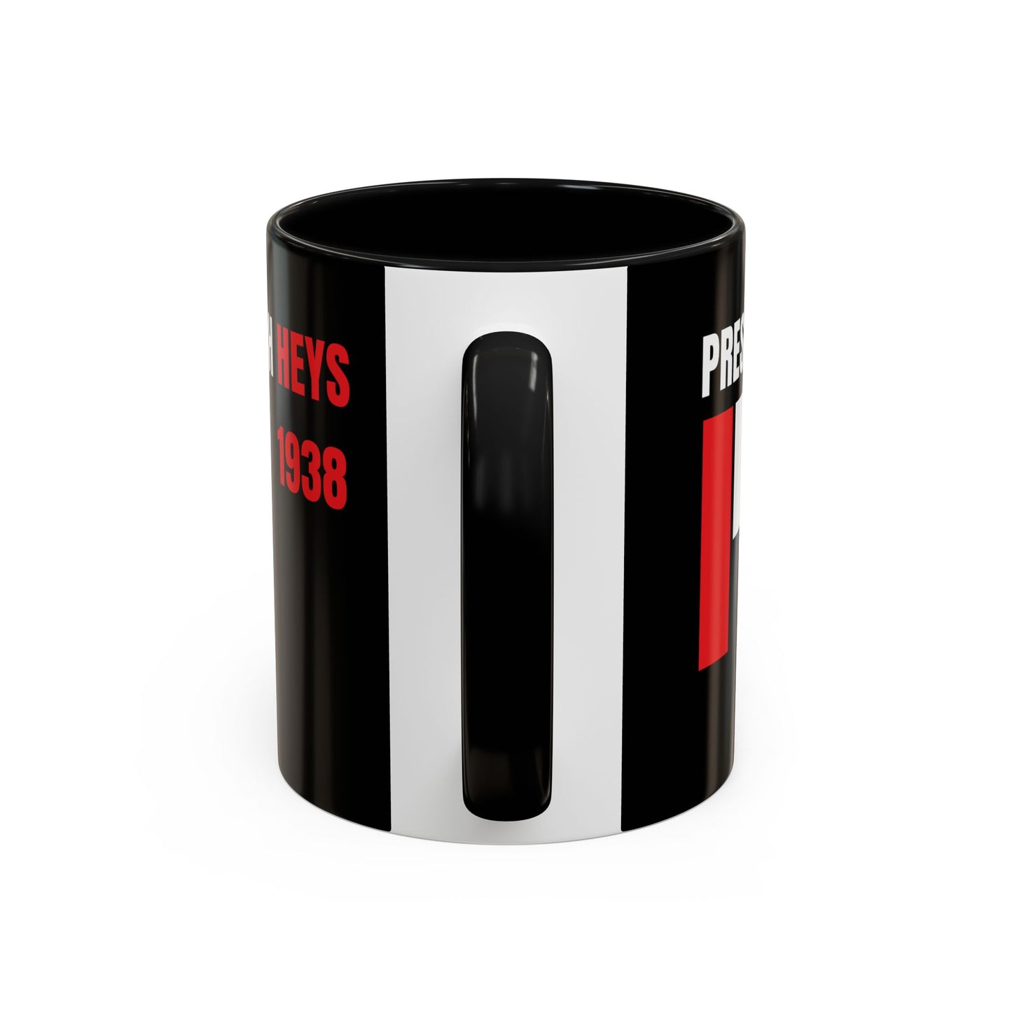Prestwich Heys Stripes Accent Coffee Mug (11, 15oz)
