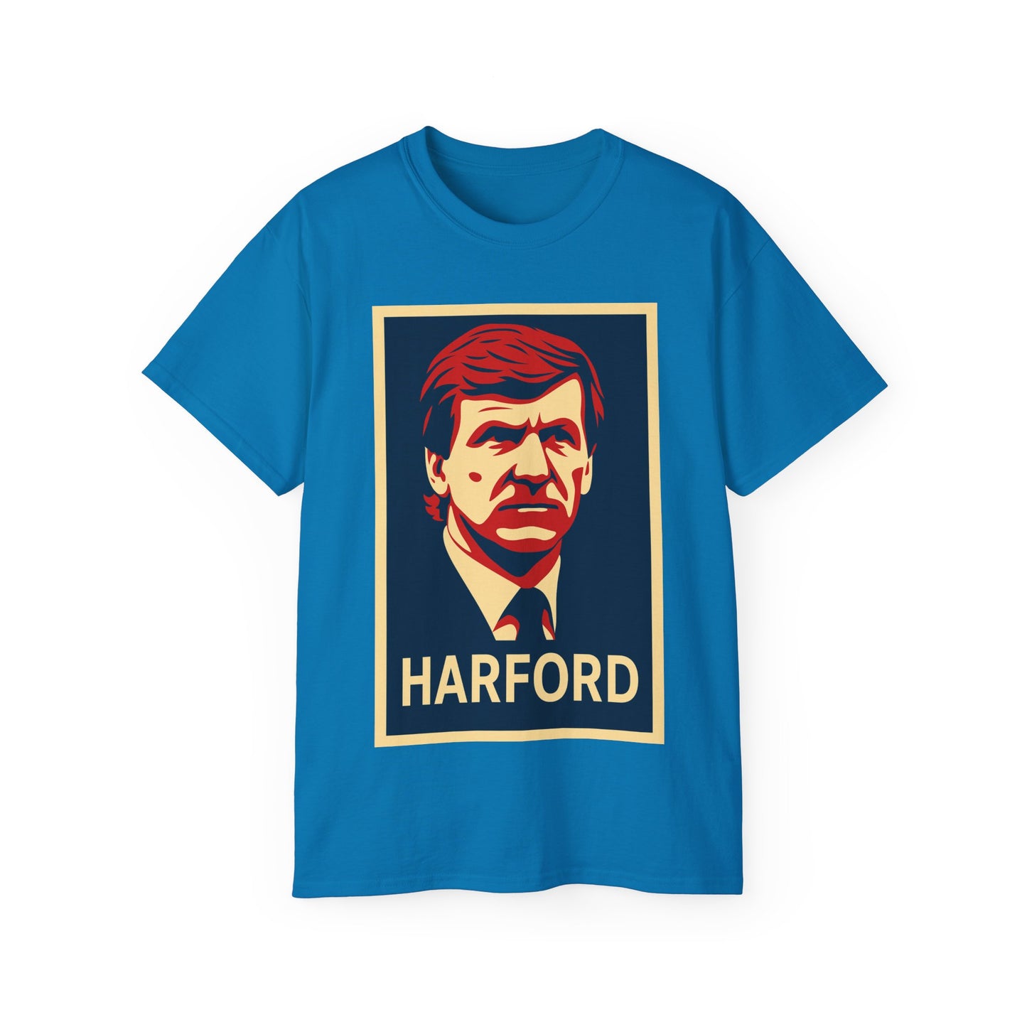 Ray Harford Hope Poster T-Shirt - Luton Town