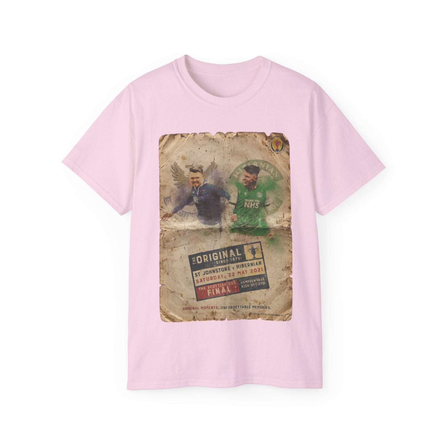 2021 Scottish challenge cup final St Johnstone Hibernian Programme Poster Unisex Ultra Cotton Tee