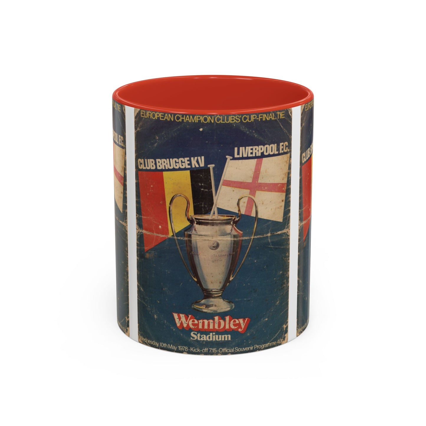 1978 European Cup Final Liverpool Brugge Poster Coffee Mug (11, 15oz)