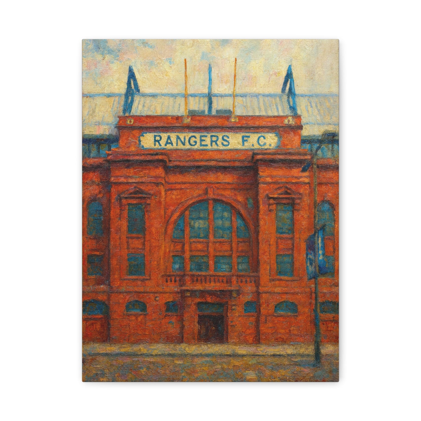 Ibrox Stadium Rangers FC Canvas Wall Art