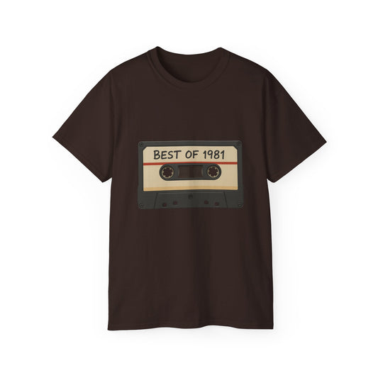 Cassette Tape Best Of 1981 T-Shirt