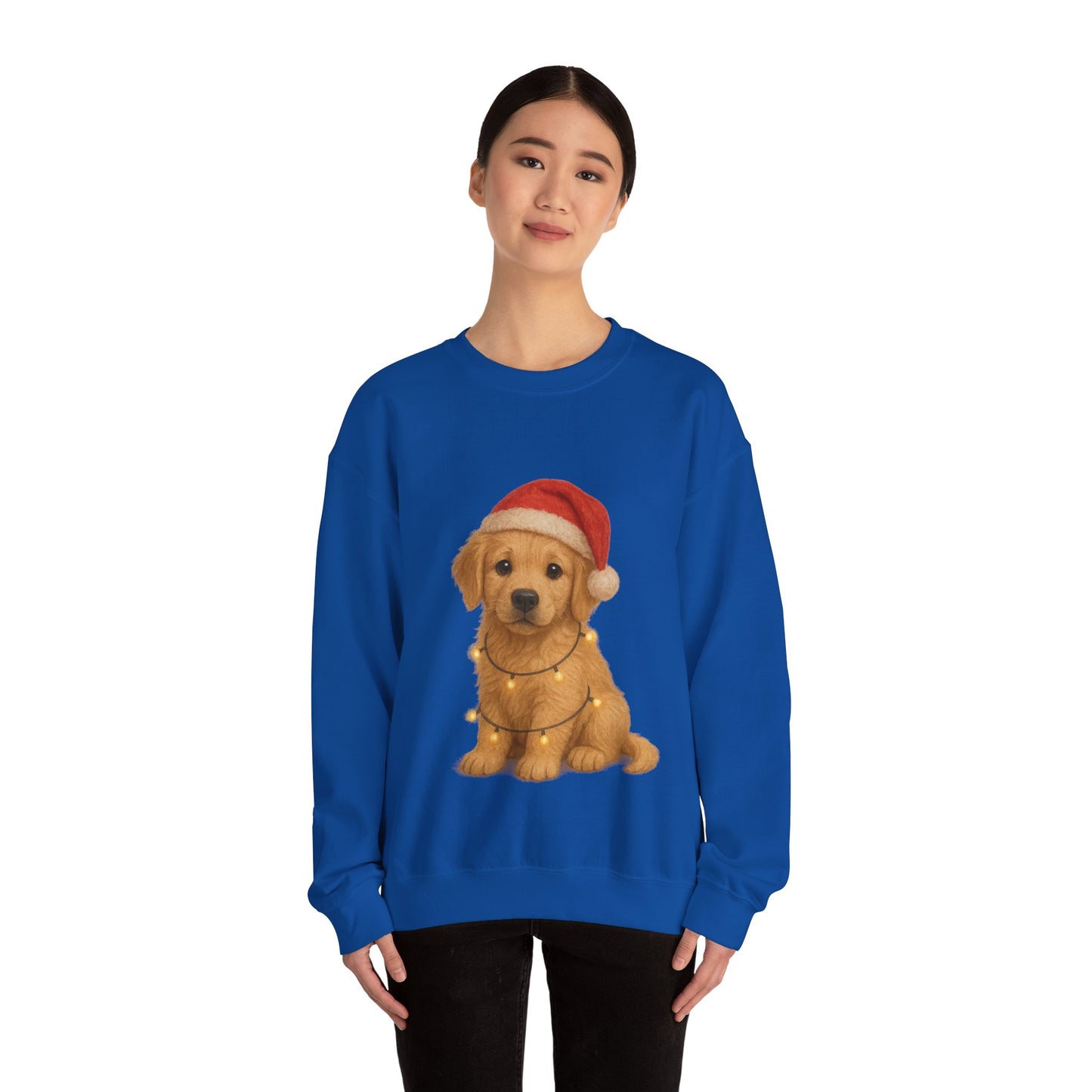 Golden Retriever Puppy Christmas Jumper