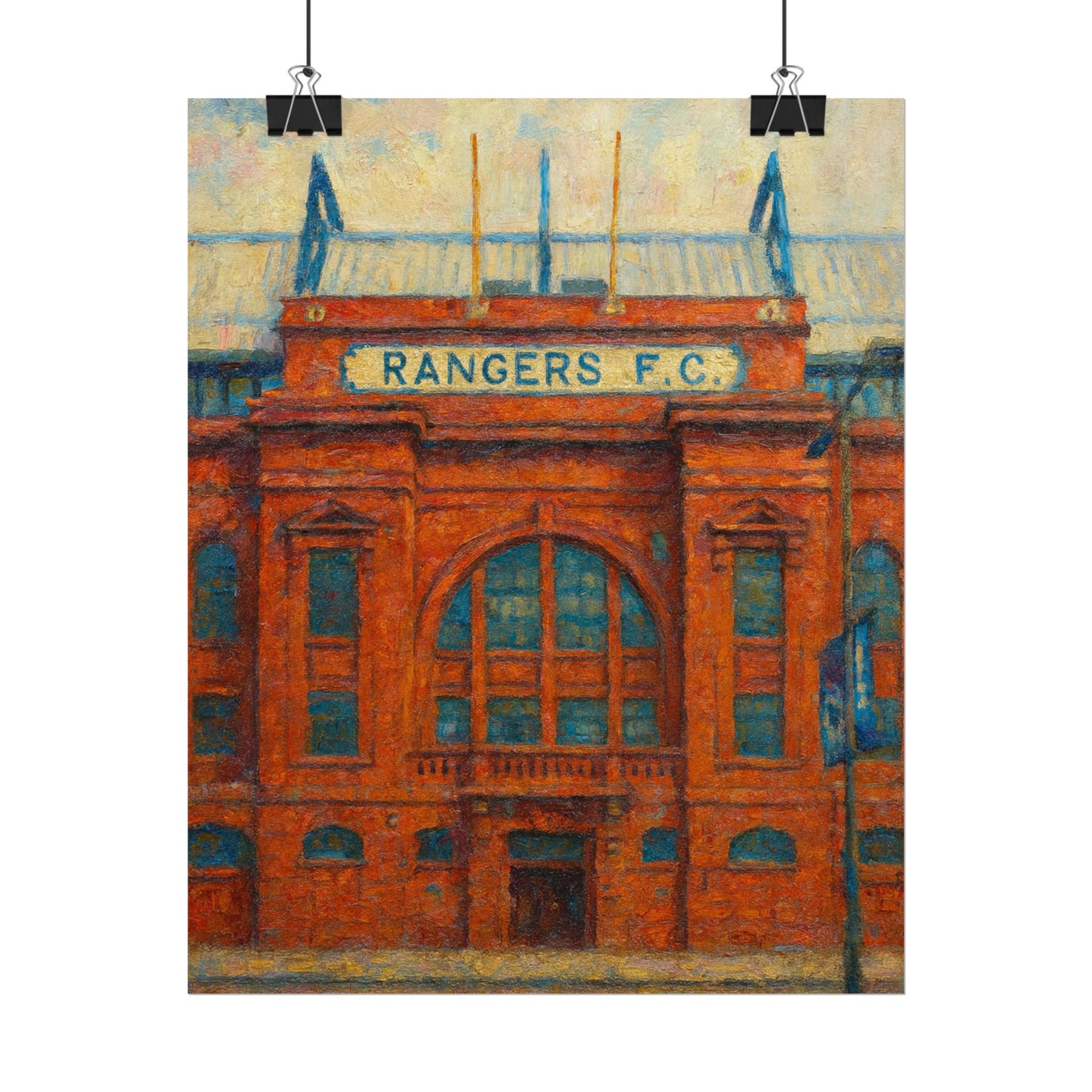 Ibrox Stadium Rangers FC Rolled Posters