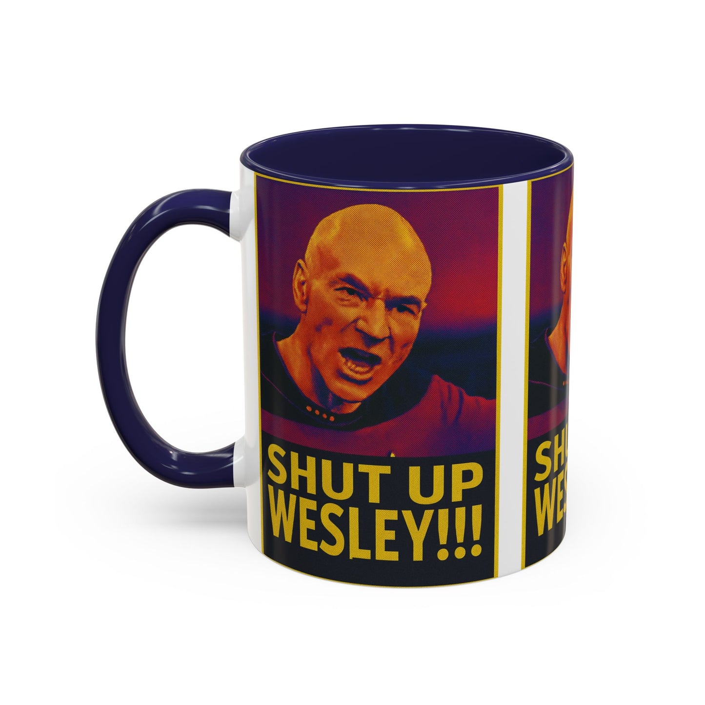 Captain Picard Shut Up Wesley! Mug