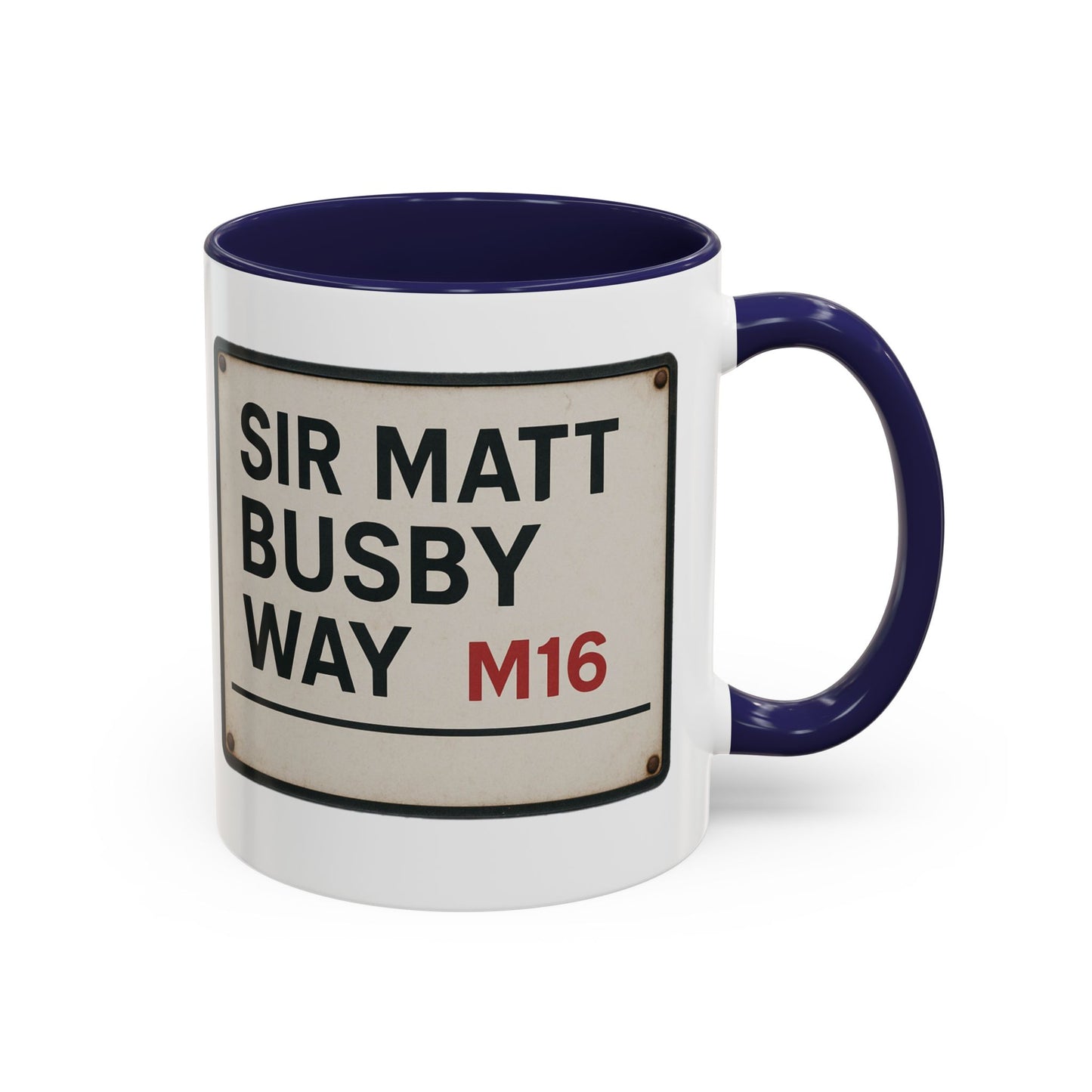 Sir Matt Busby Way Manchester United Mug