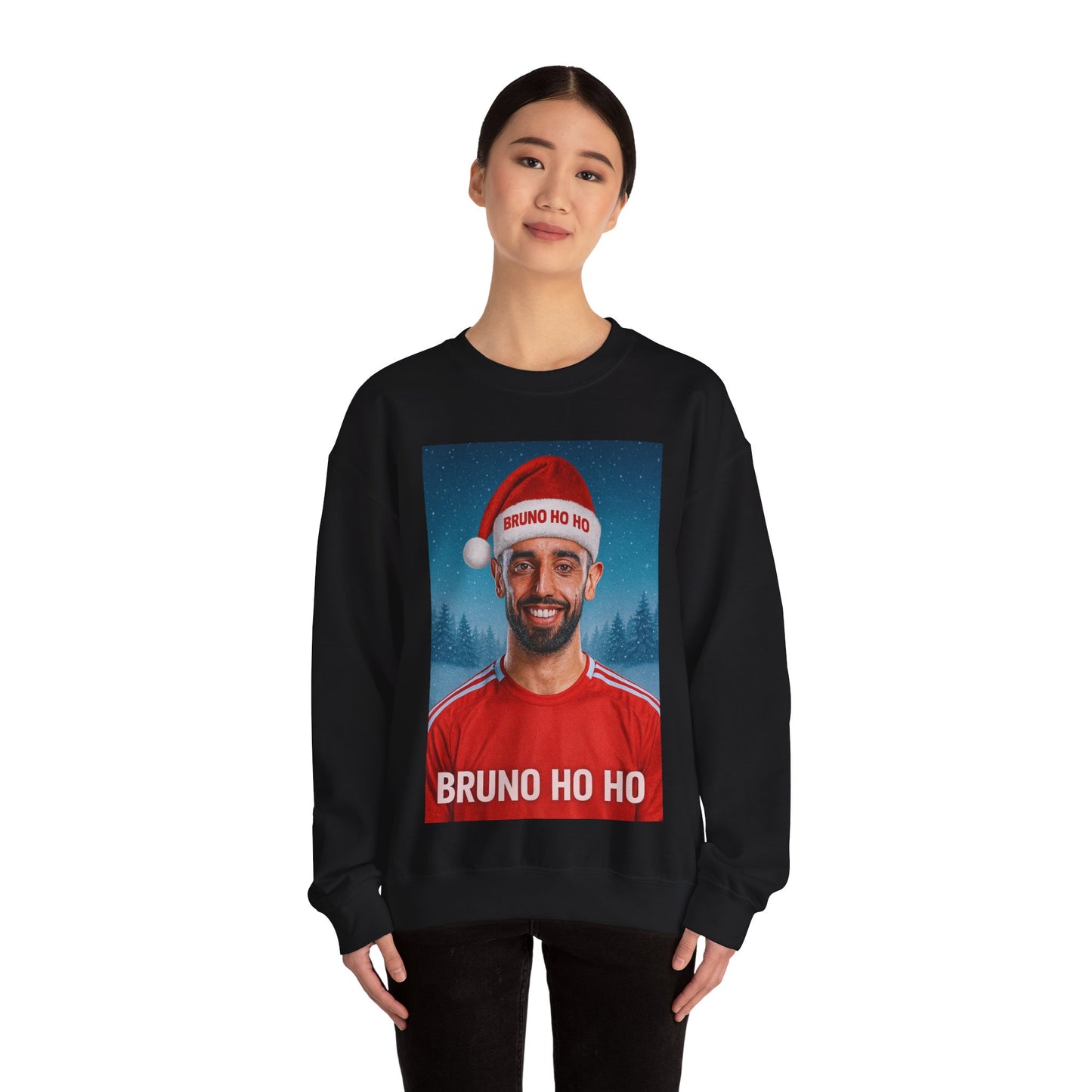Bruno Ho Ho Ho Bruno Fernandes Manchester United Christmas Jumper