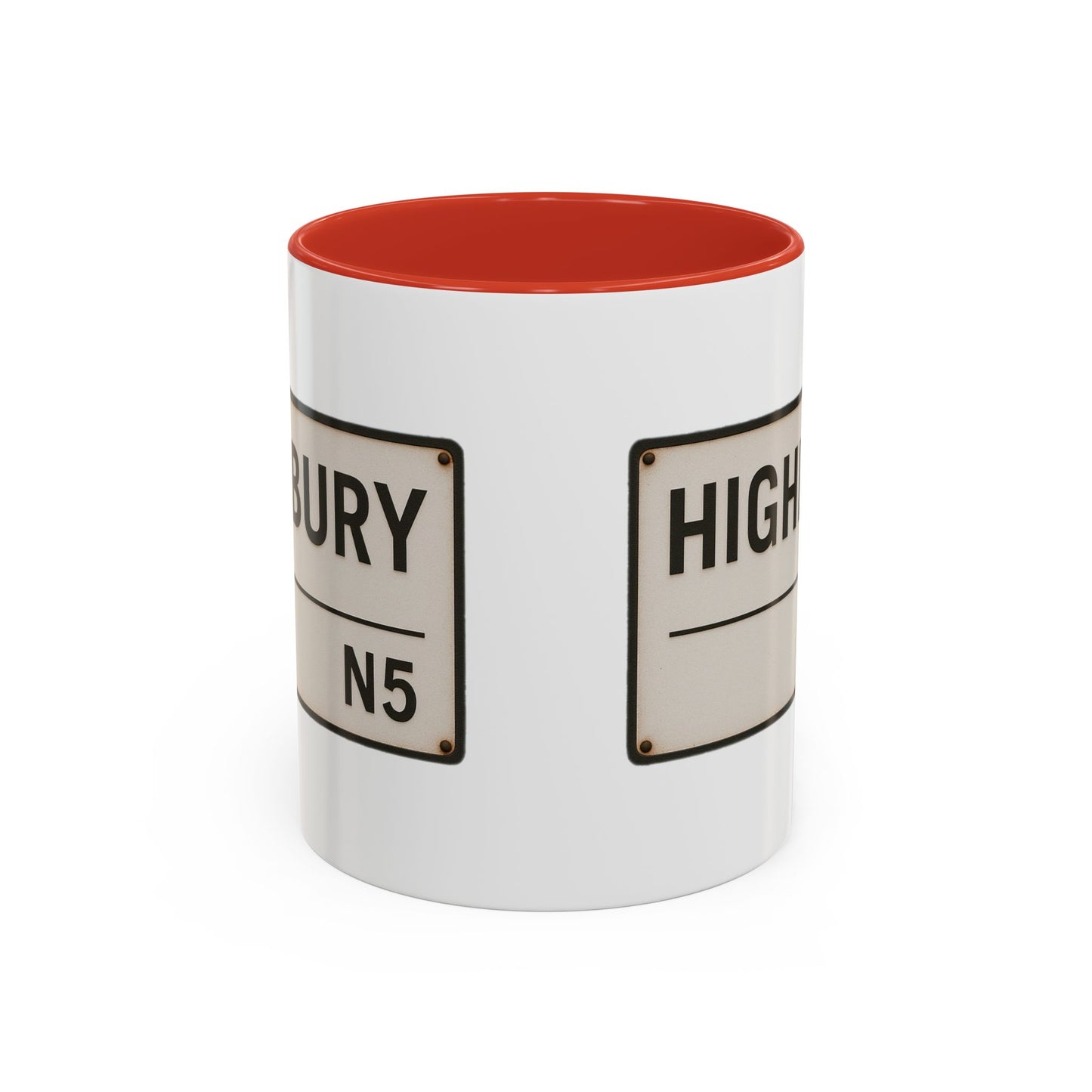 Highbury Arsenal Road Sign Mug
