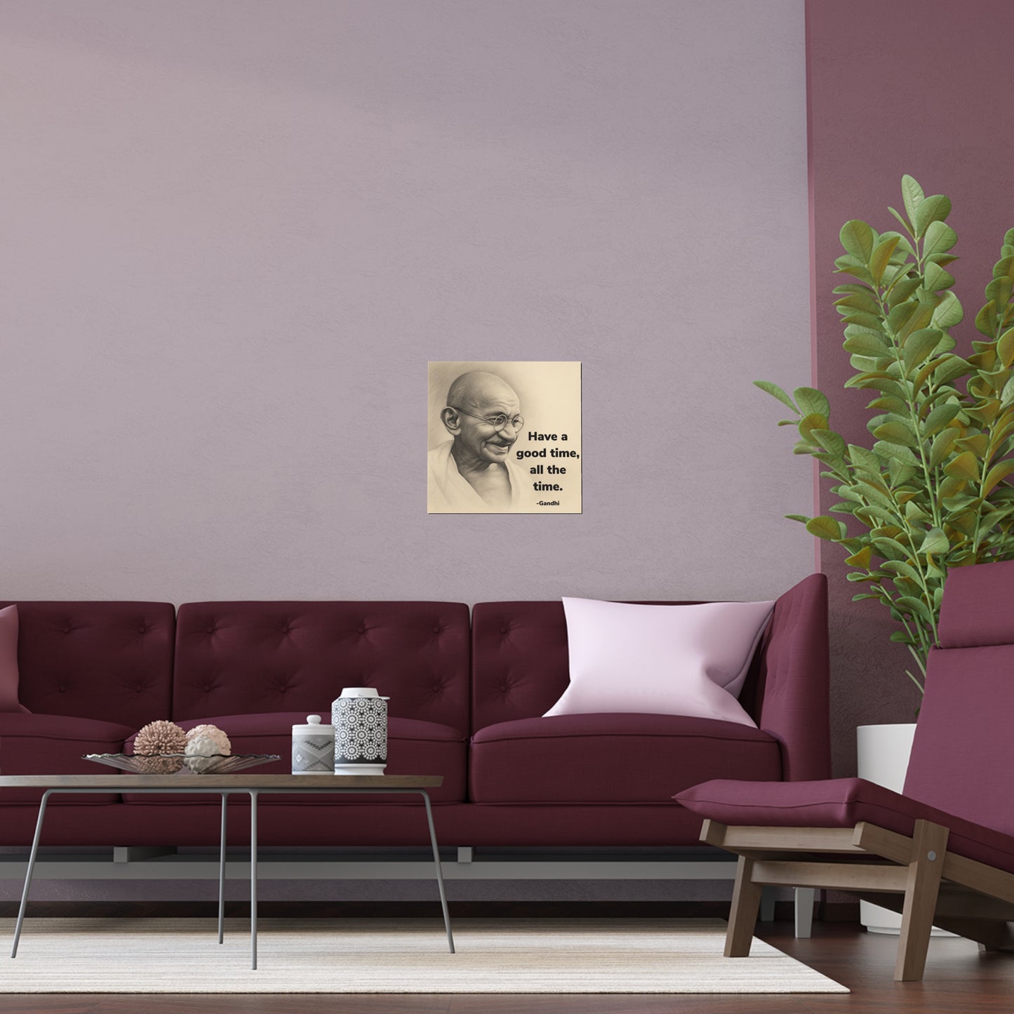Gandhi Quote Wall Art Poster