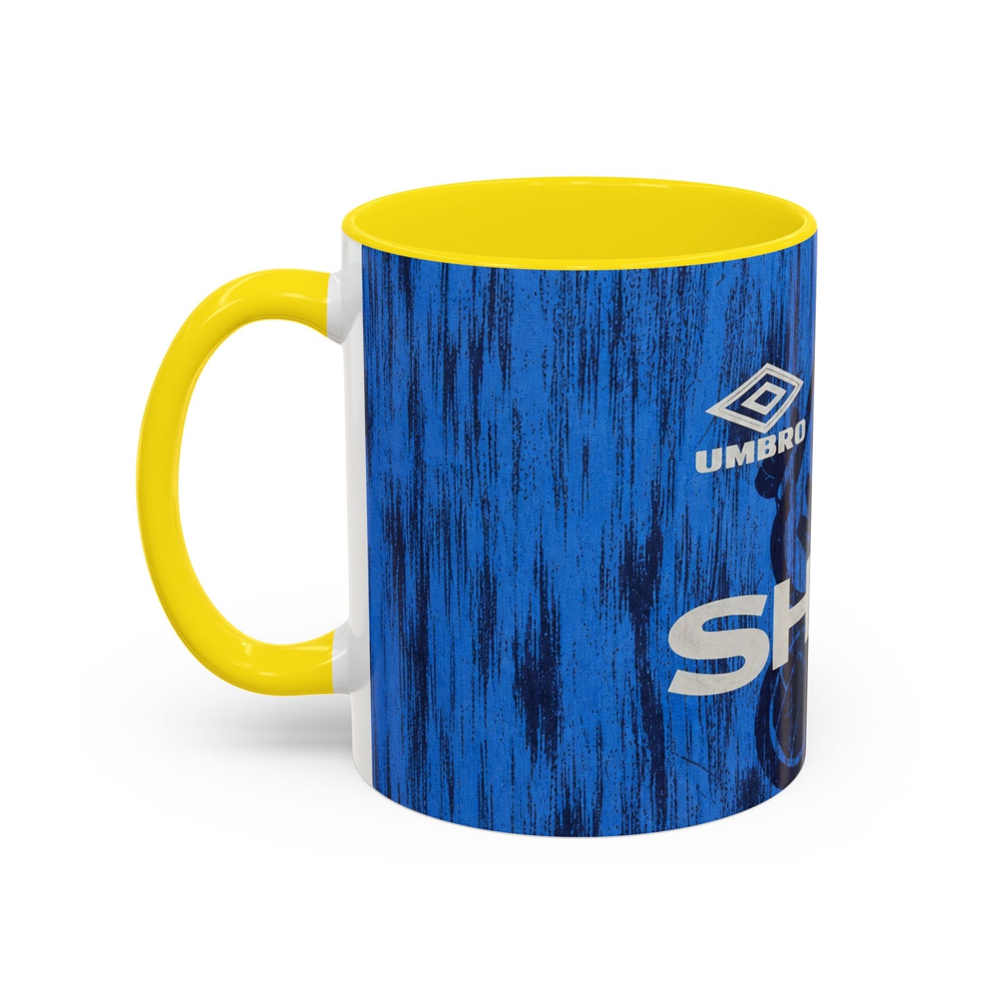 Manchester United 1992-93 Away Shirt Accent Coffee Mug (11, 15oz)