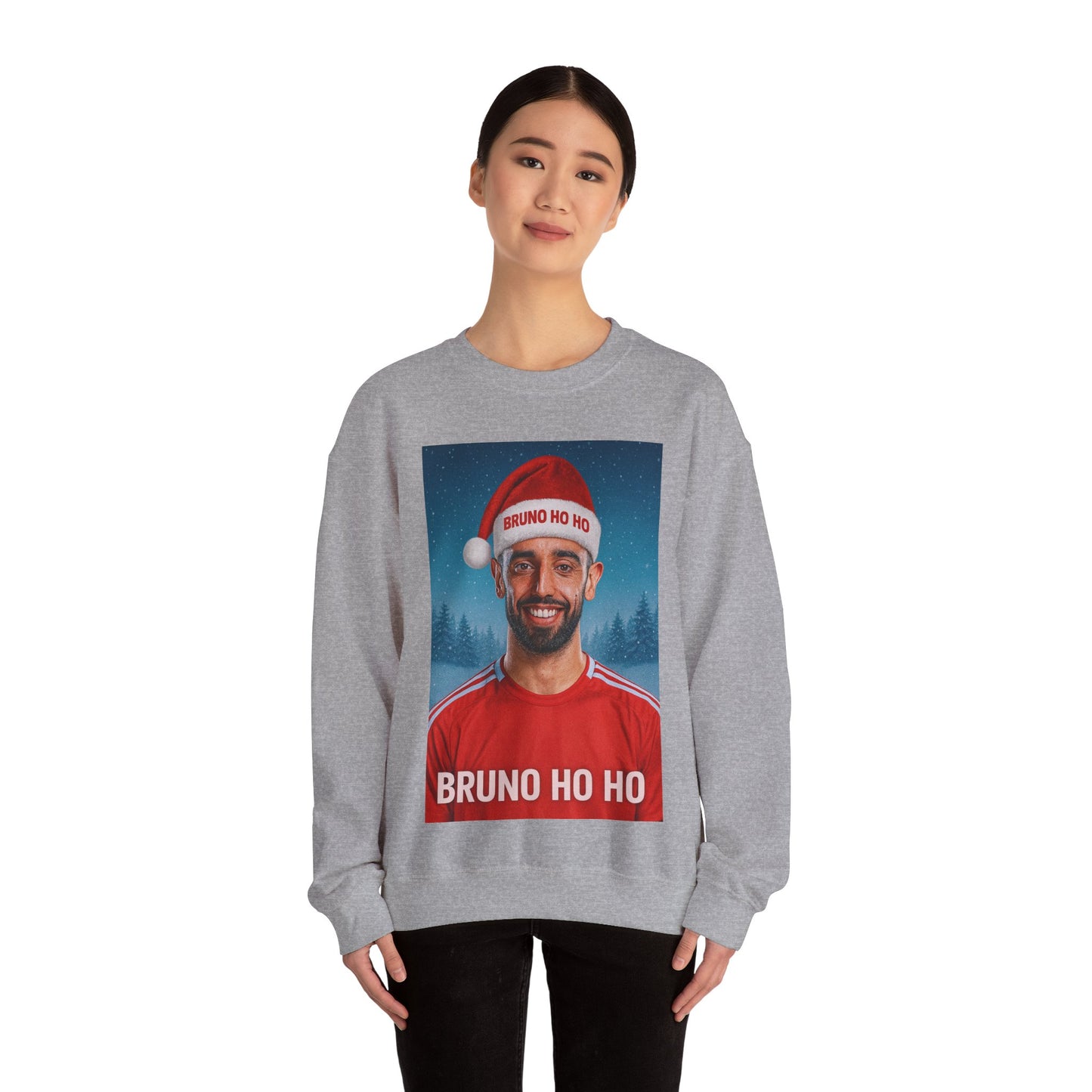 Bruno Ho Ho Ho Bruno Fernandes Manchester United Christmas Jumper