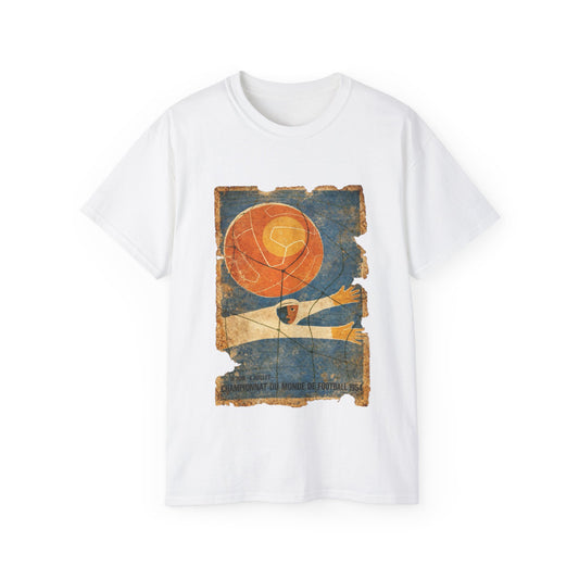 1954 Switzerland World Cup Poster Unisex Ultra Cotton Tee