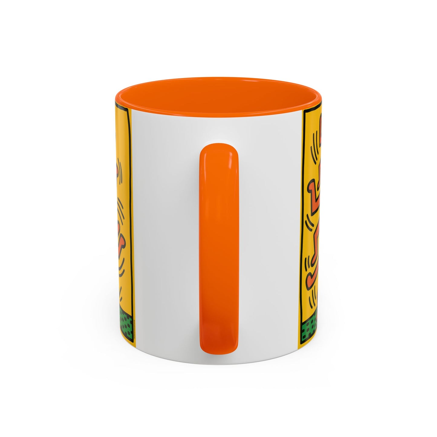 Keith Haring Plate No. 1 (from the Growing suite) Orange Mug