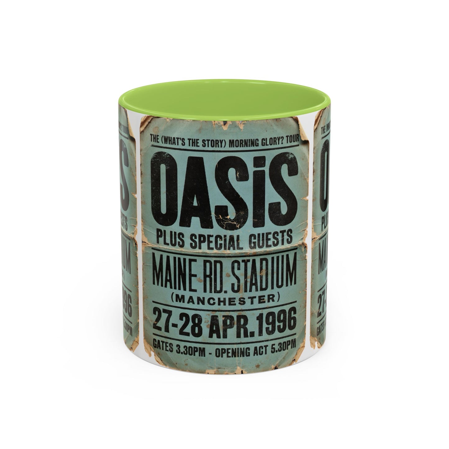Oasis Maine Road 1996 Poster Coffee Mug (11, 15oz)