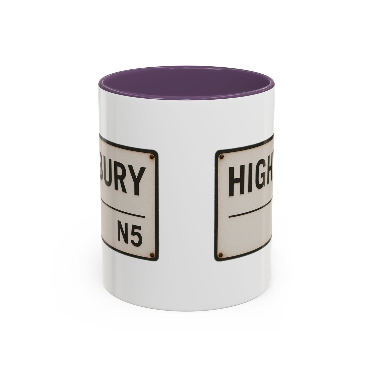 Highbury Arsenal Road Sign Mug