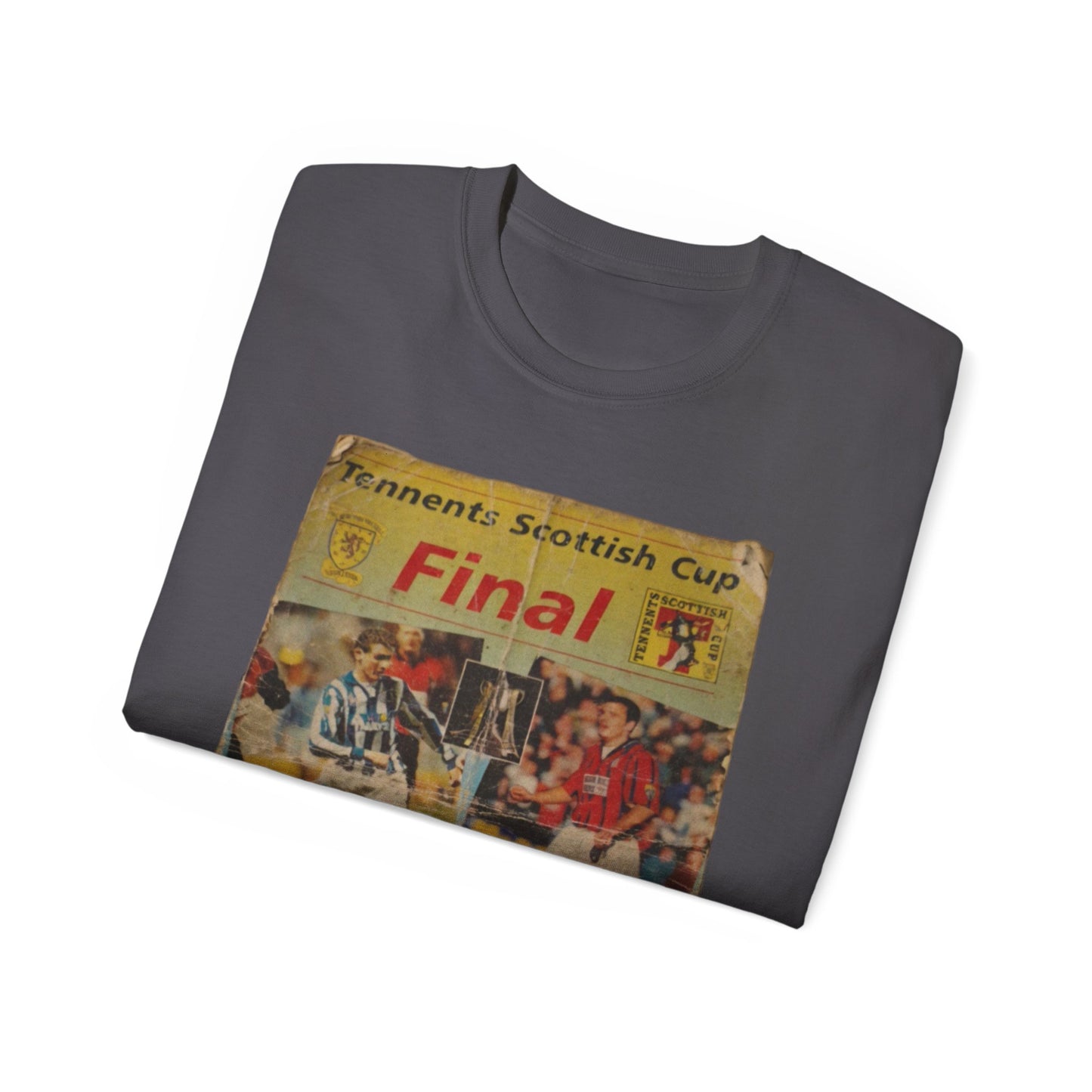 1997 Scottish Challenge Cup Final Programme Poster Unisex Ultra Cotton Tee