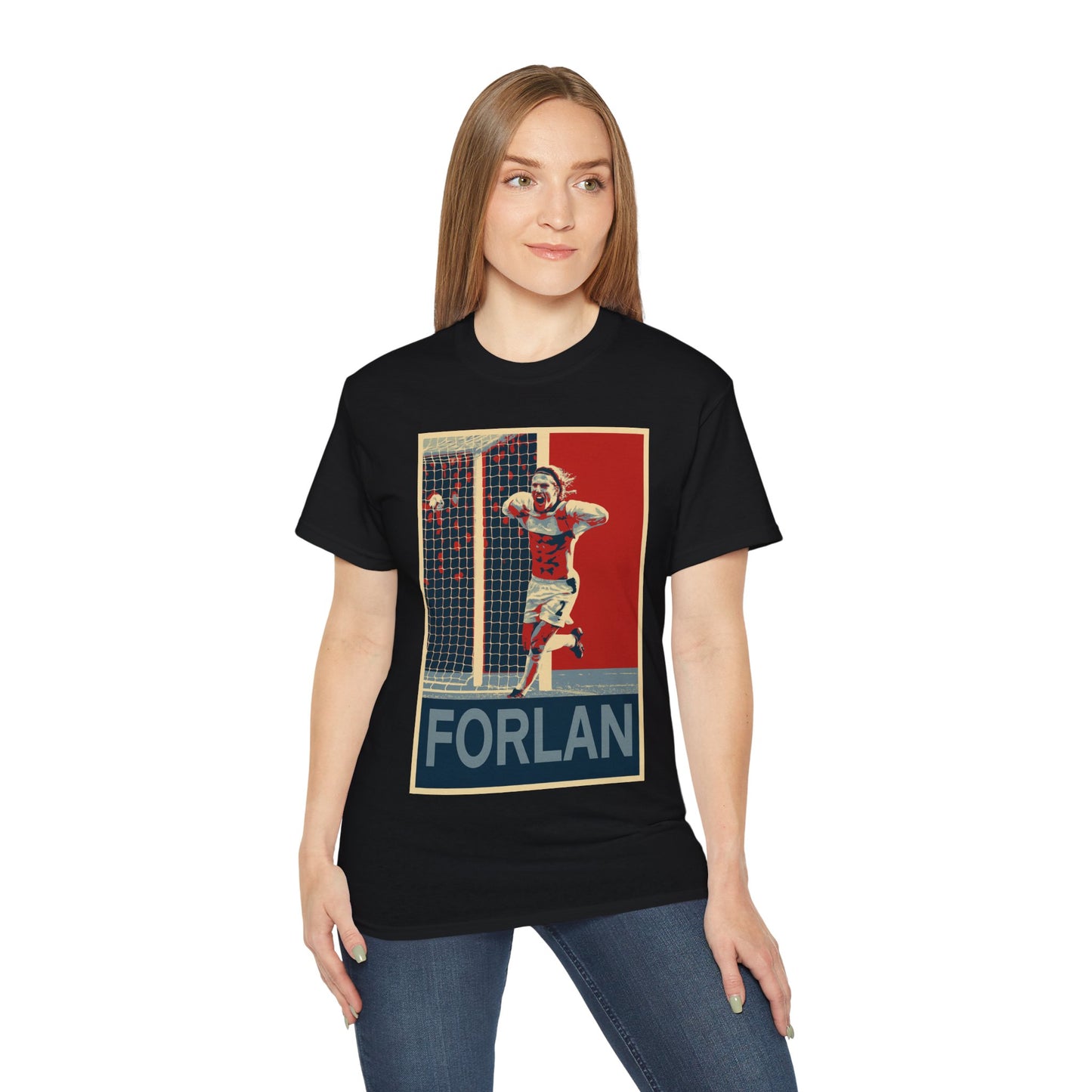 Diego Forlan Liverpool Goal Celebration T-Shirt - Manchester United