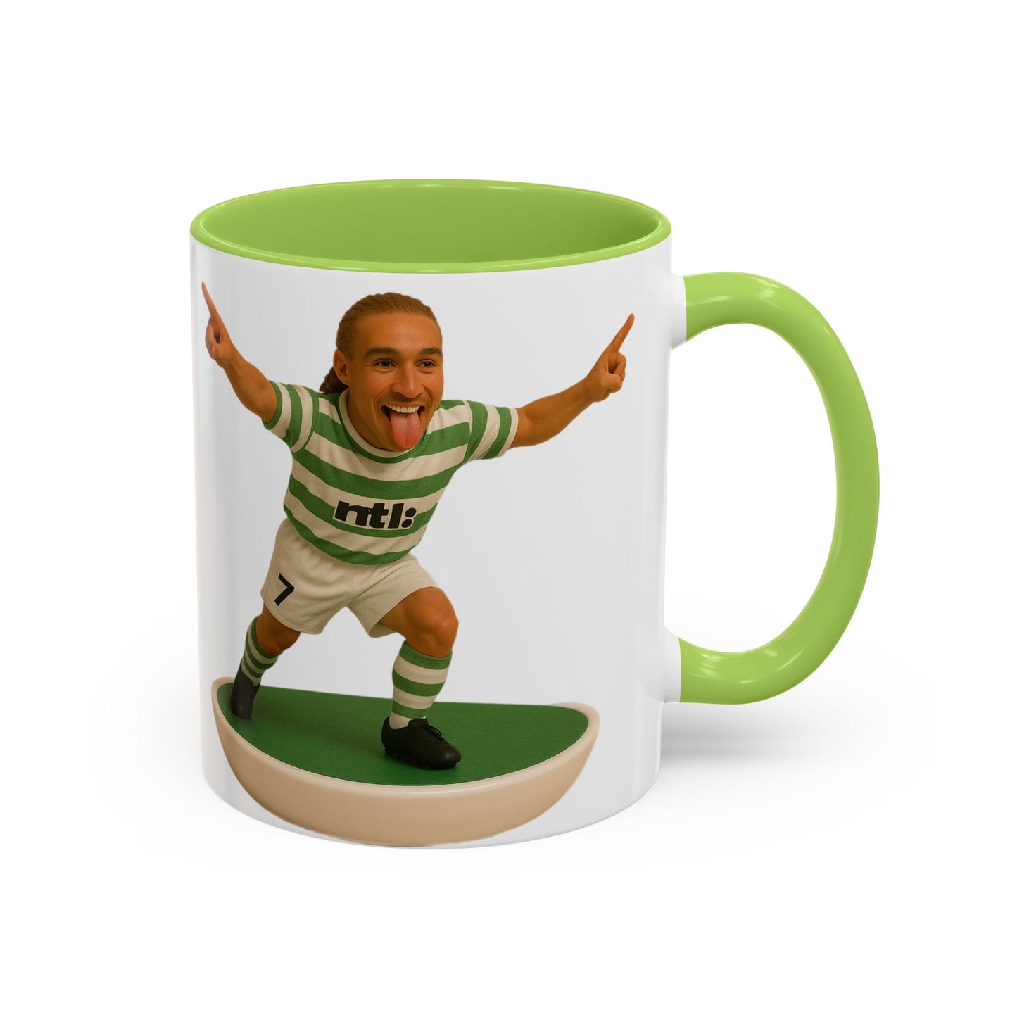 Henrik Larsson Subbuteo Mug - Celtic