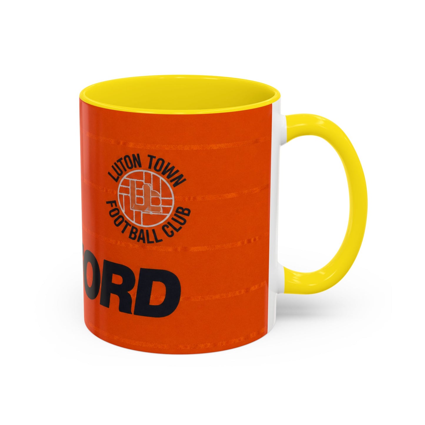 Luton Town 1990s Away Accent Coffee Mug (11, 15oz)