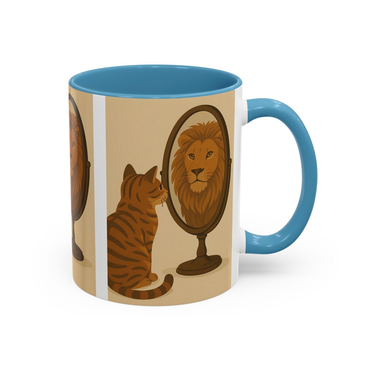 Cat and Lion Mug