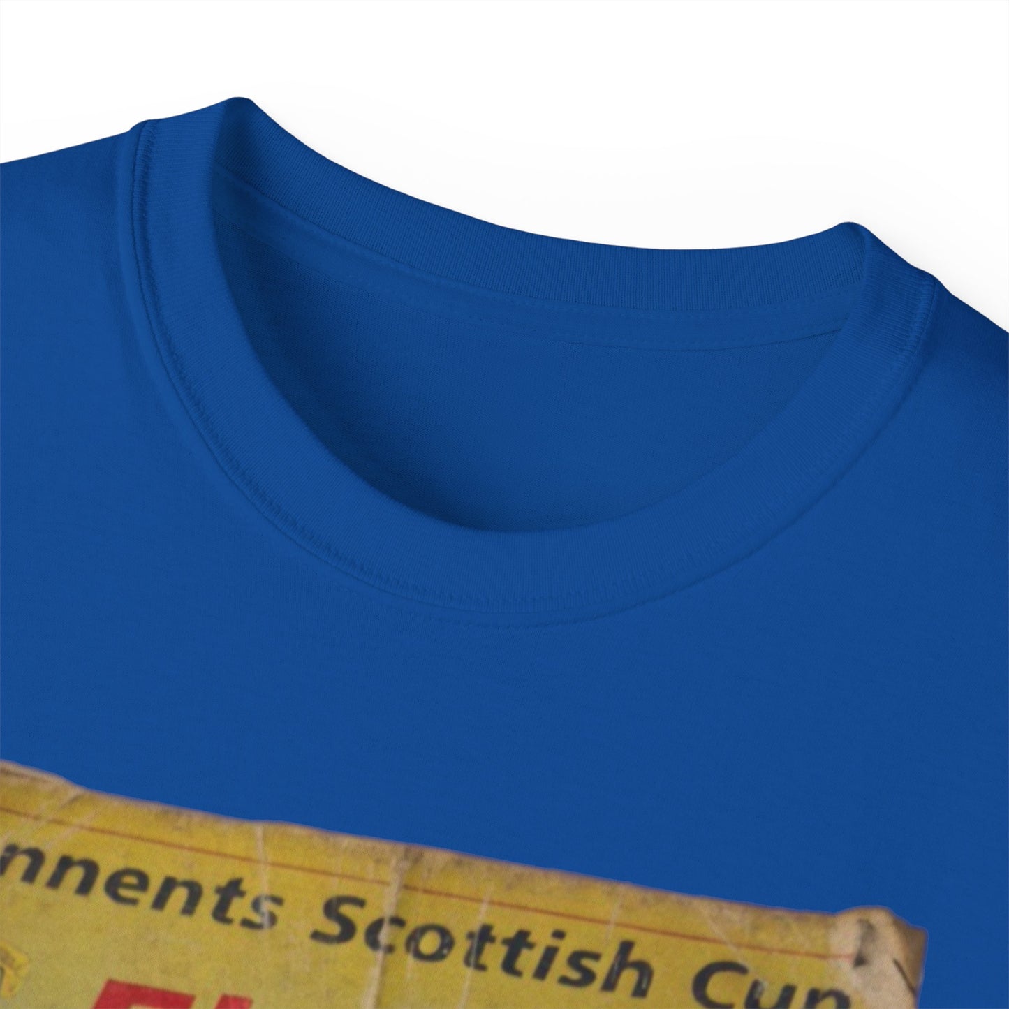 1997 Scottish Challenge Cup Final Programme Poster Unisex Ultra Cotton Tee