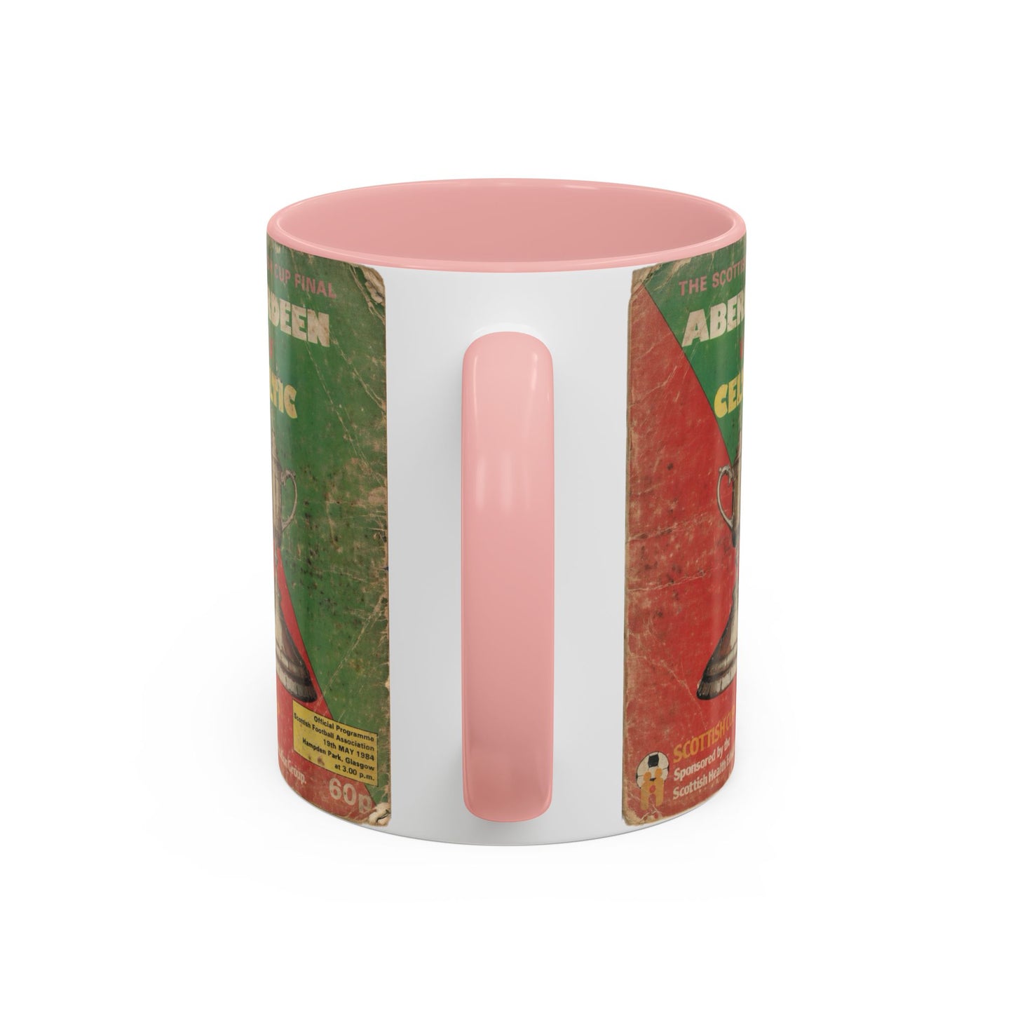 1984 Scottish Cup Final Aberdeen Celtic Programme Poster Accent Coffee Mug (11, 15oz)