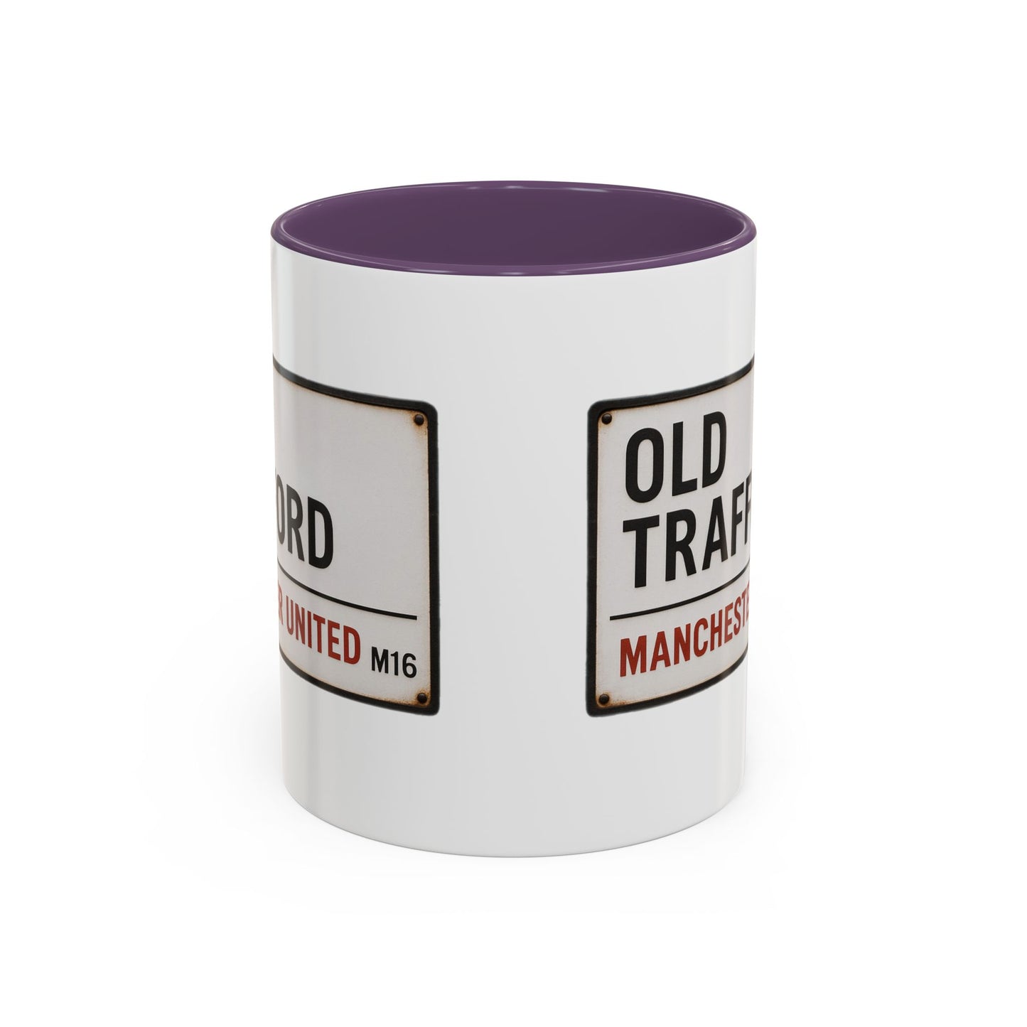 Manchester United Old Trafford Road Sign Mug