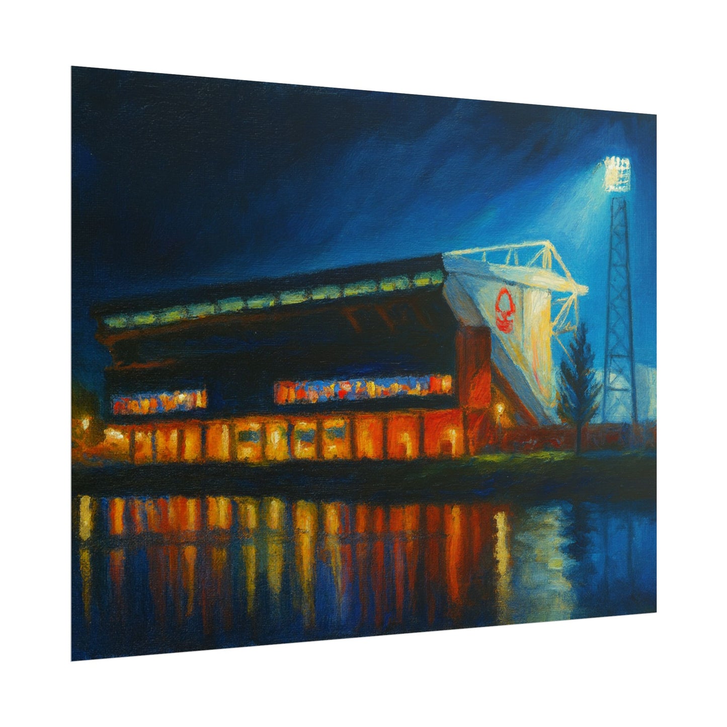 Nottingham Forest City Ground Art Poster