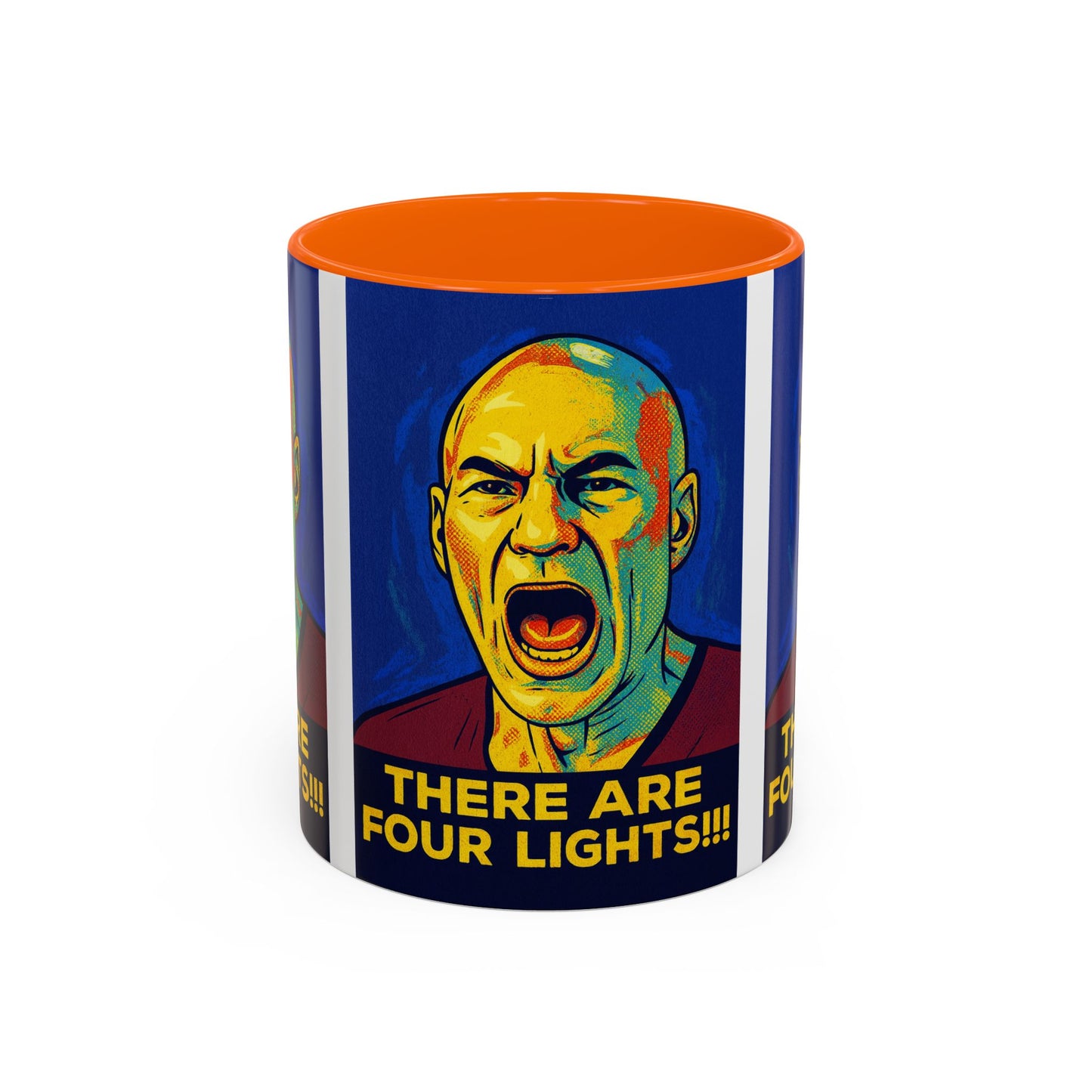 Star Trek Captain Picard Four Lights Mug