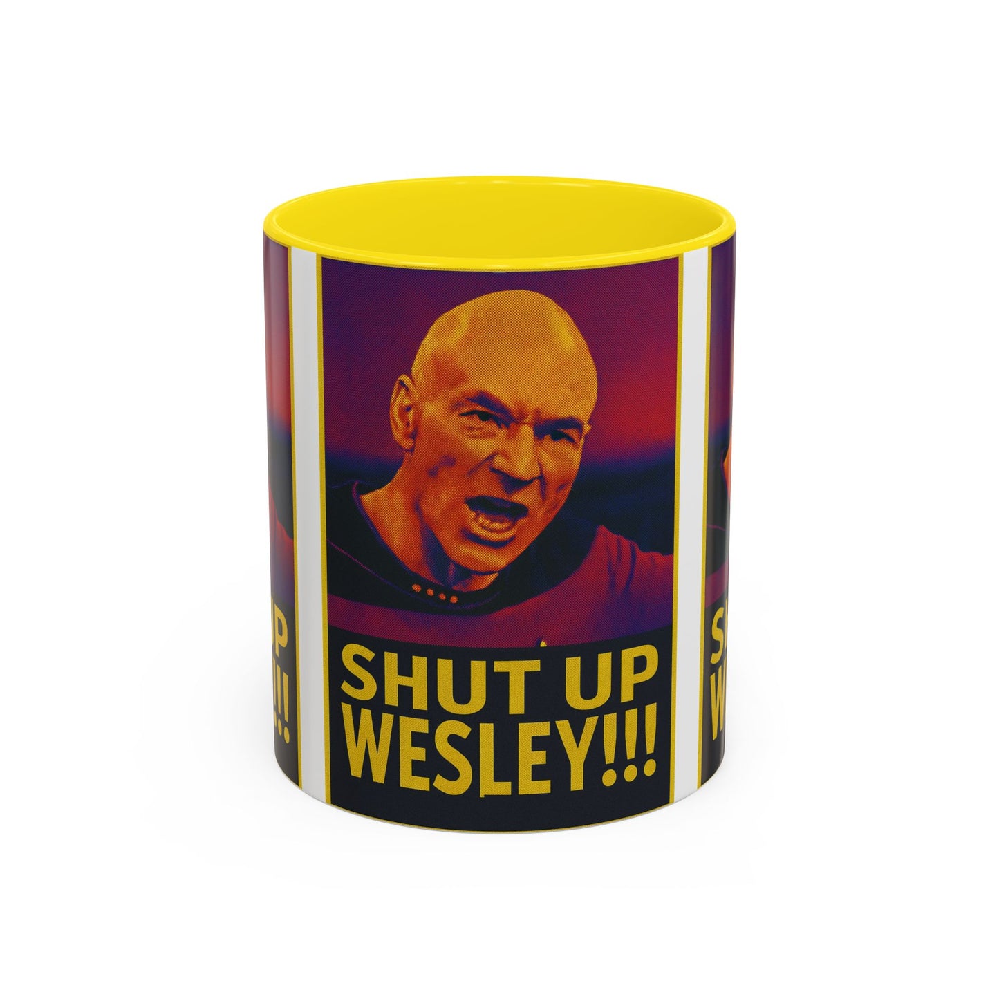 Captain Picard Shut Up Wesley! Mug