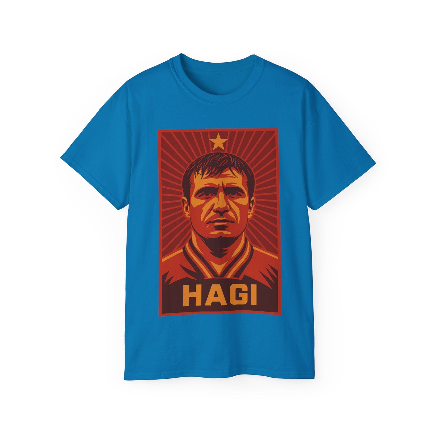 Gheorghe Hagi Propaganda Poster - Romania