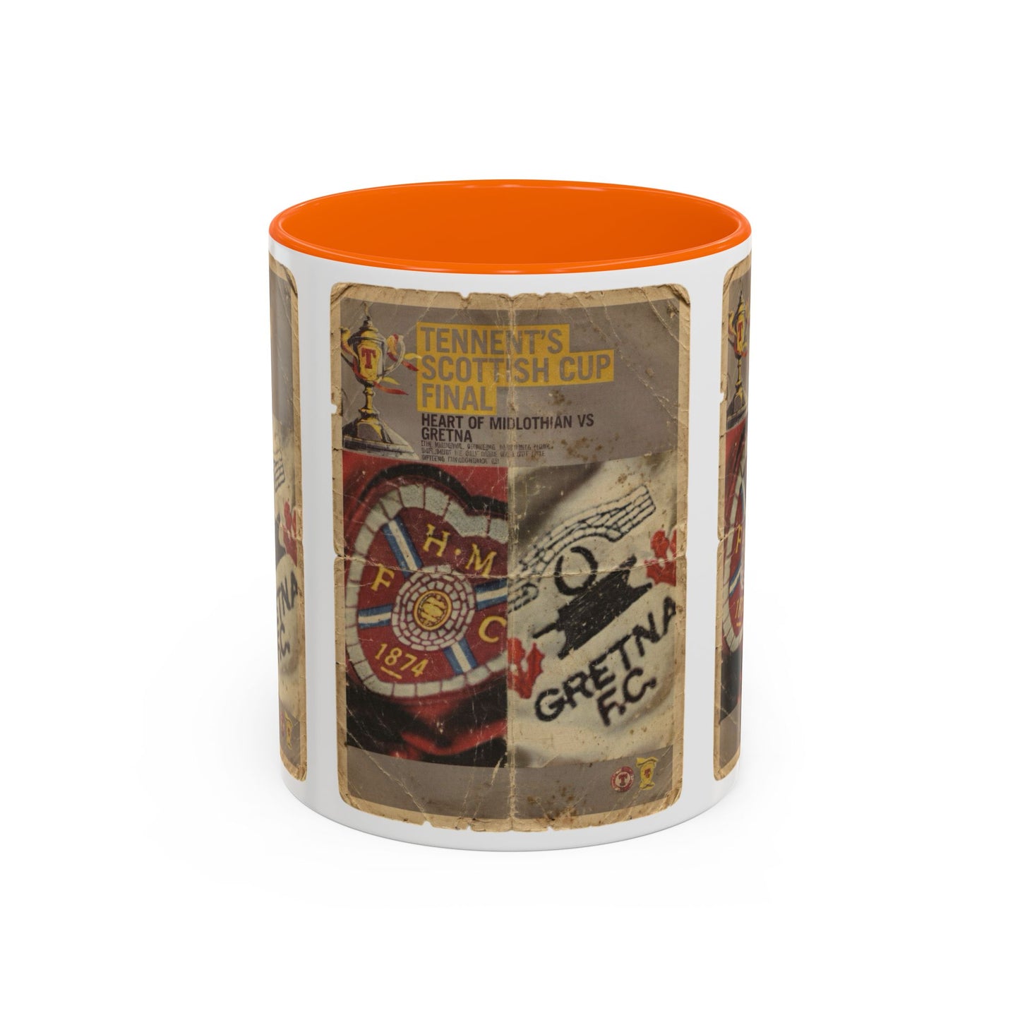 2006 Scottish Challenge Cup Final Hearts Gretna Accent Coffee Mug (11, 15oz)
