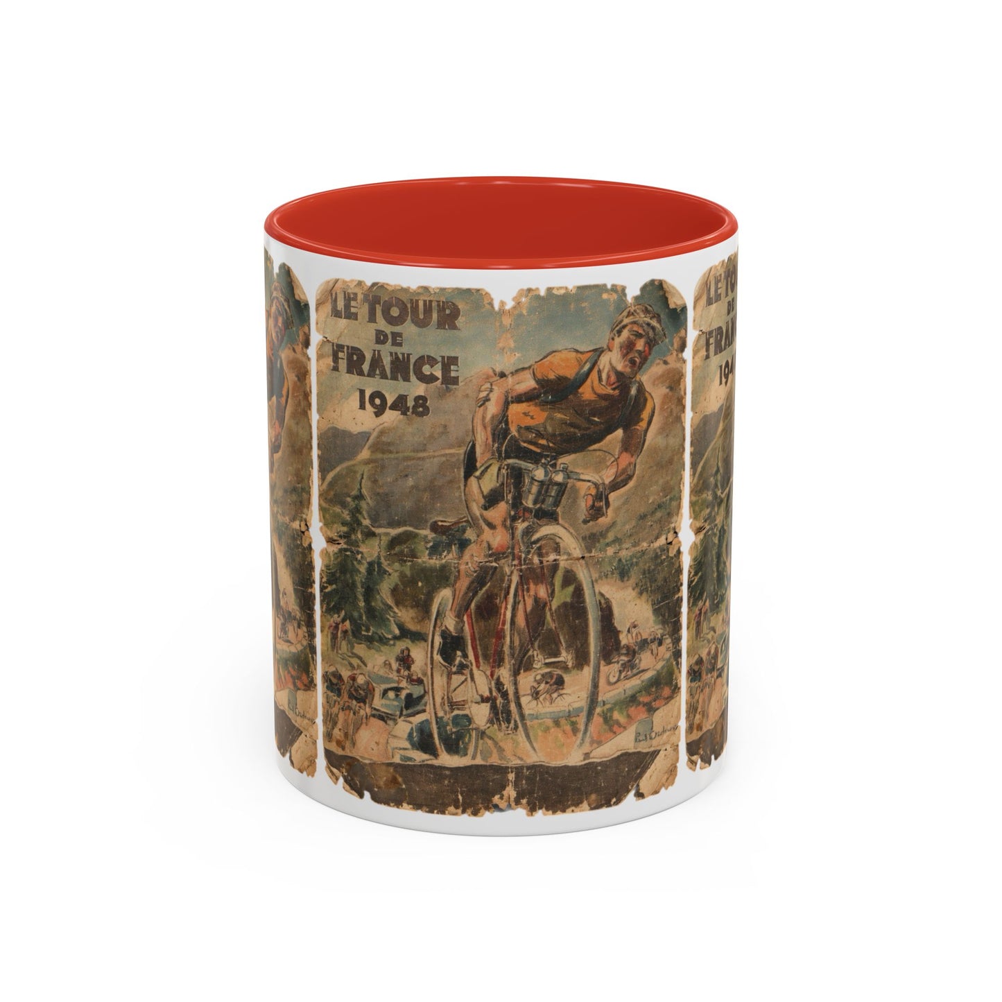 Tour De France 1948 Poster Coffee Mug (11, 15oz)