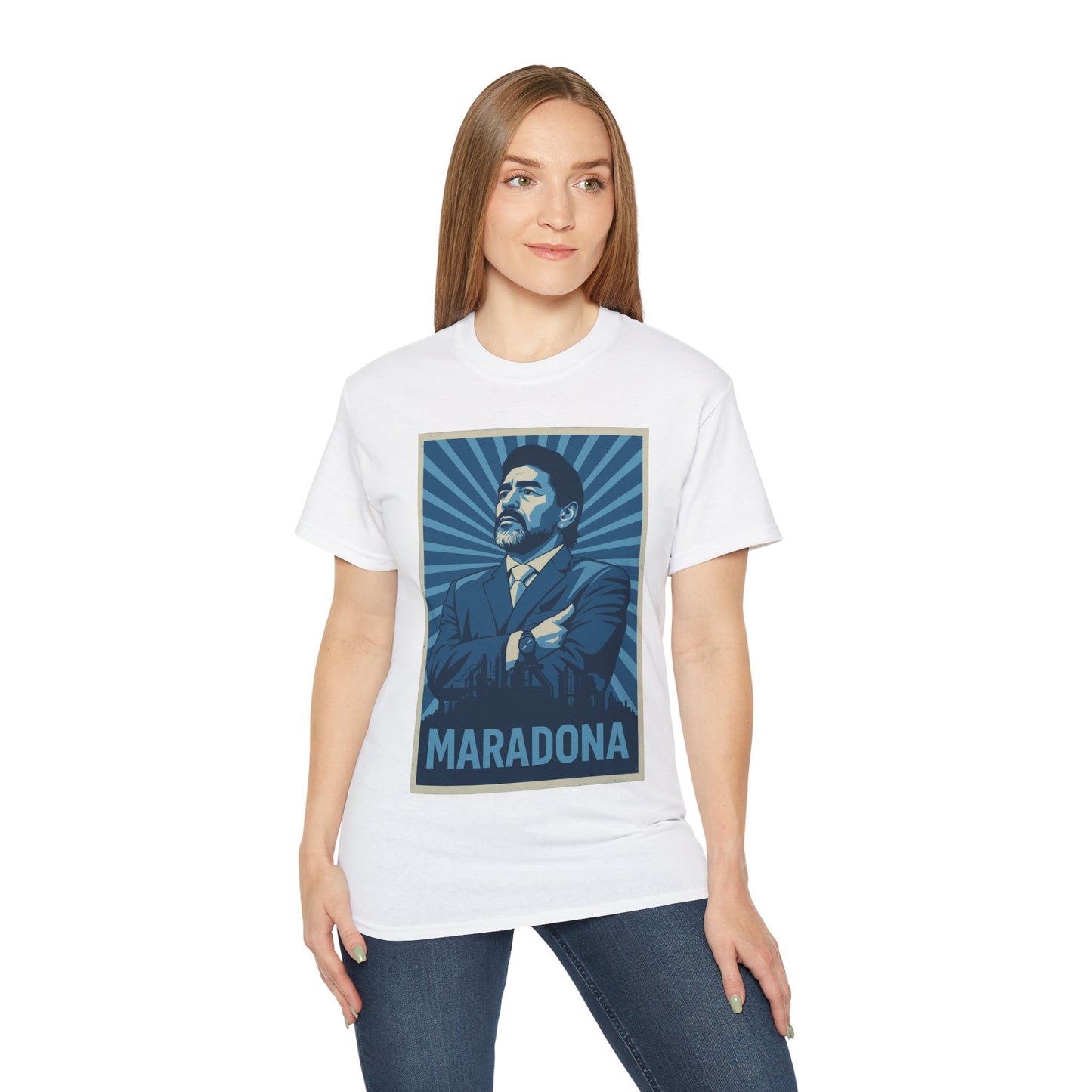 Maradona Propaganda Poster T-Shirt - Argentina