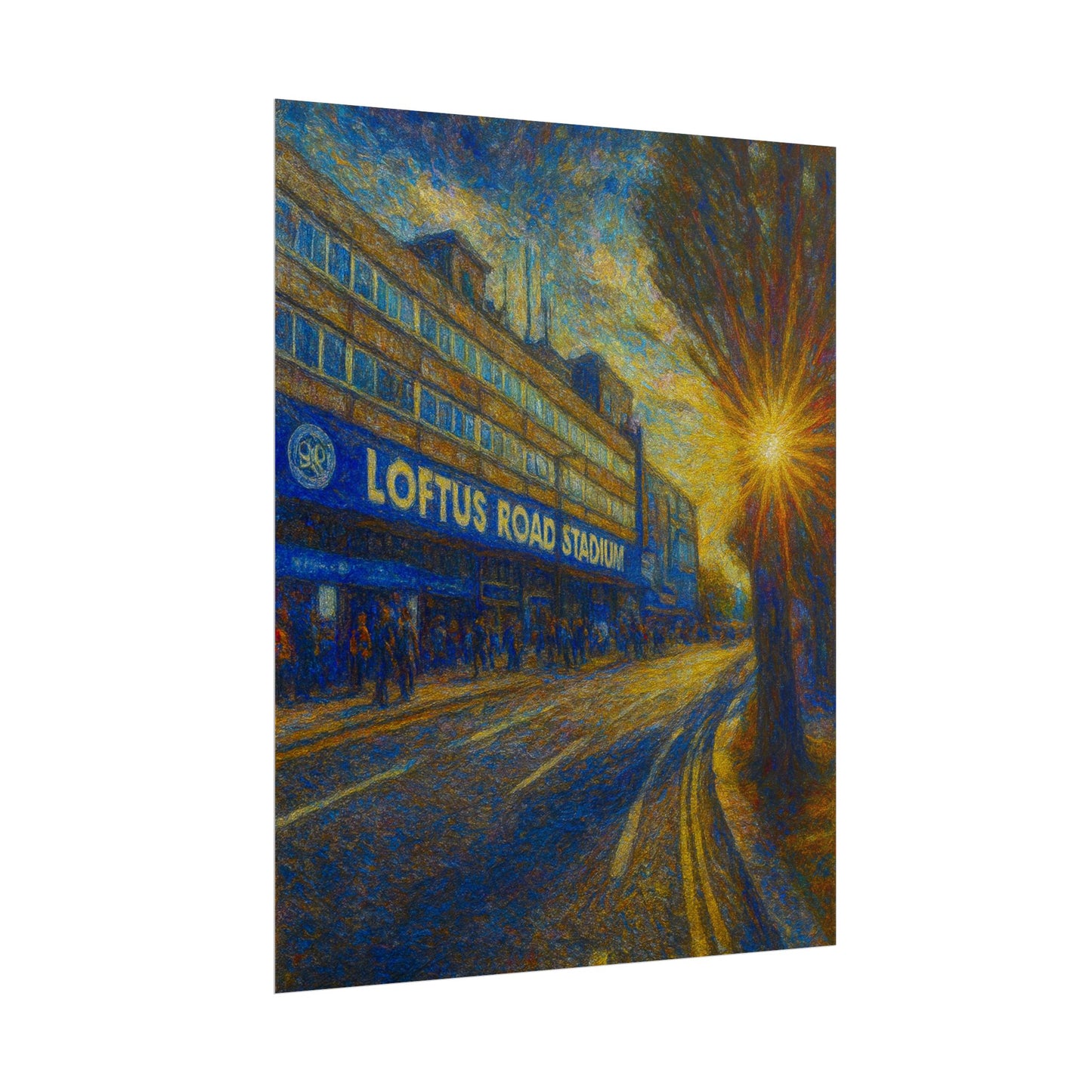 Queens Park Rangers Loftus Road Stadium Rolled Poster