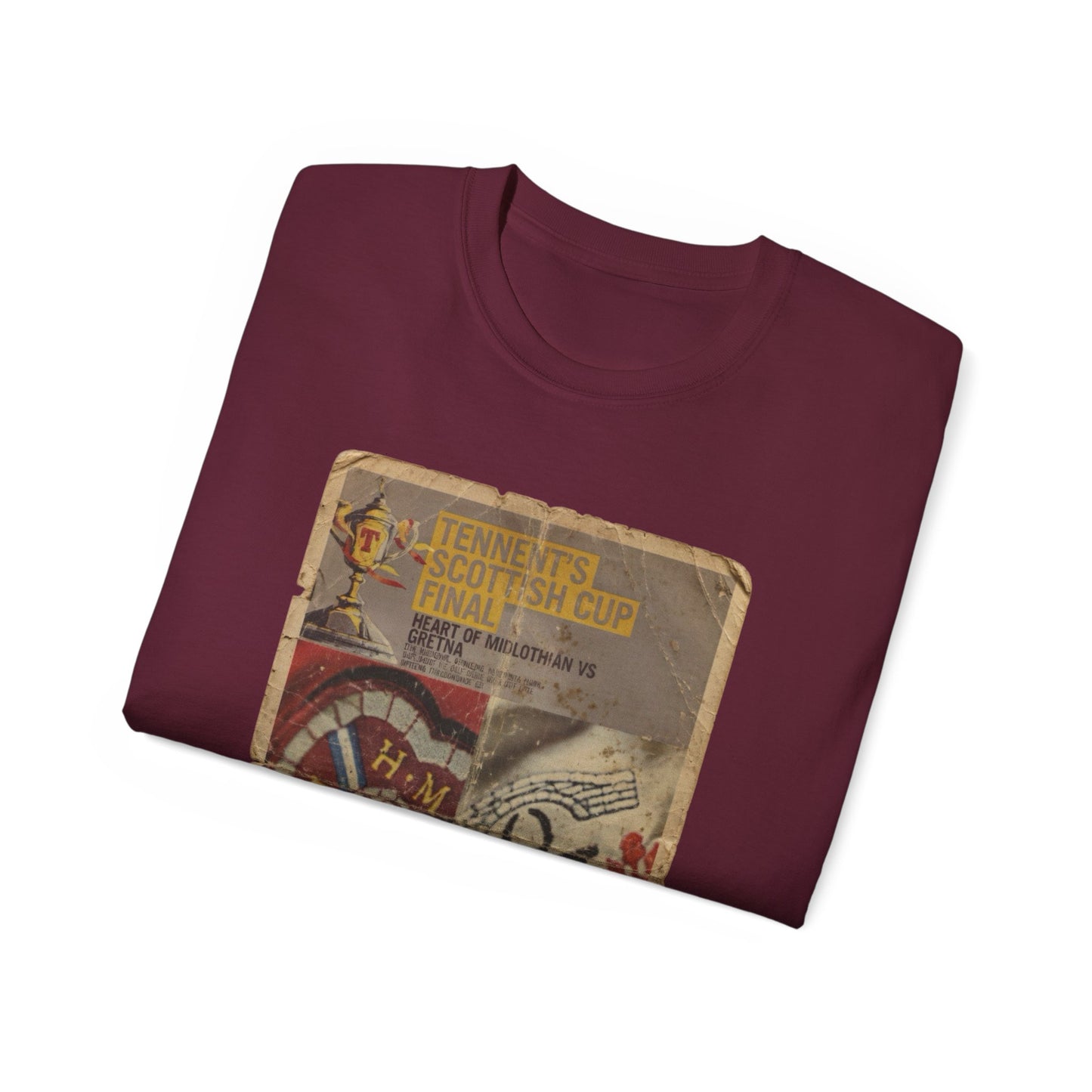 2006 Scottish Challenge Cup Final Hearts Gretna Unisex Ultra Cotton Tee