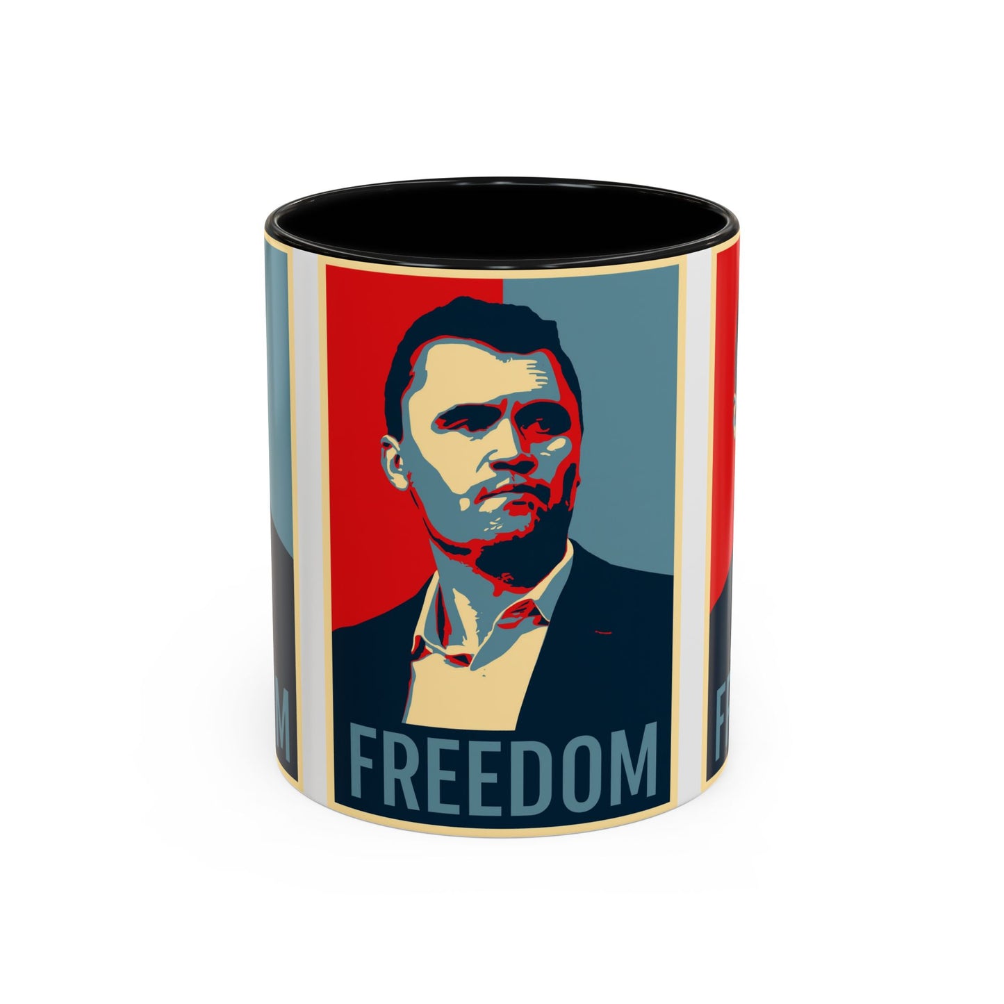 Charlie Kirk Hope Freedom Mug