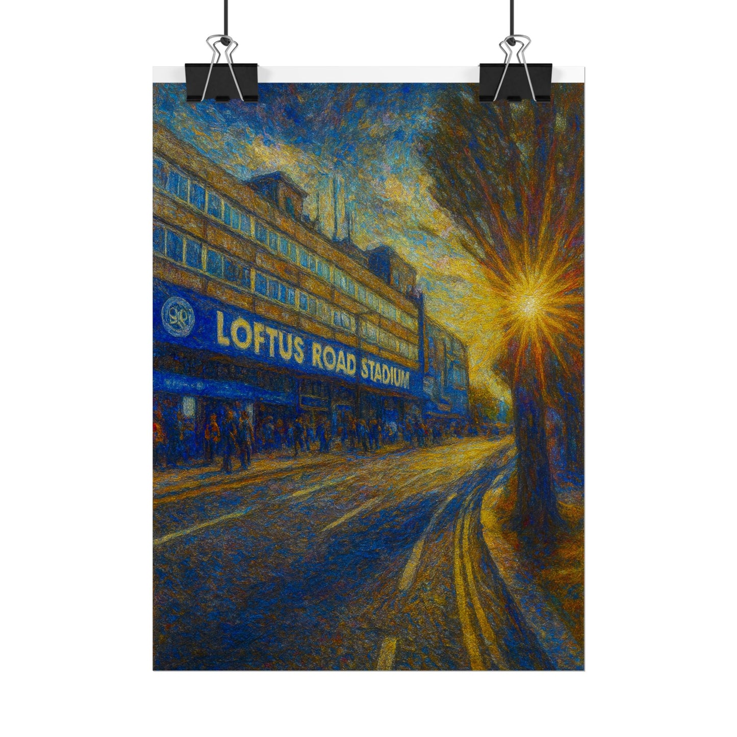 Queens Park Rangers Loftus Road Stadium Rolled Poster