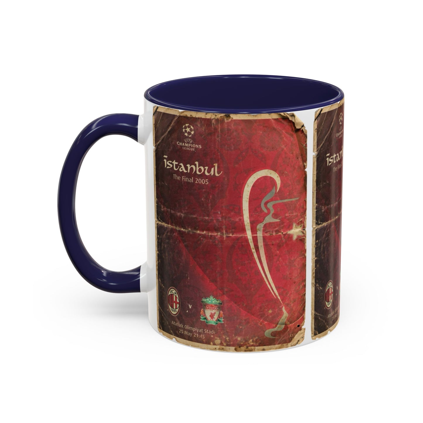 2005 UCL Final Liverpool AC Milan Poster Coffee Mug (11, 15oz)