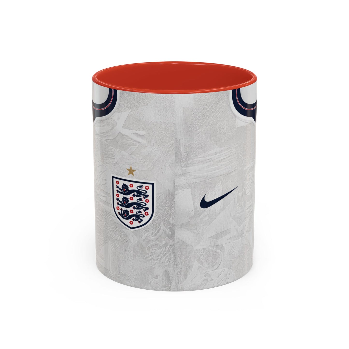 England 2026 World Cup Shirt Accent Coffee Mug (11, 15oz)