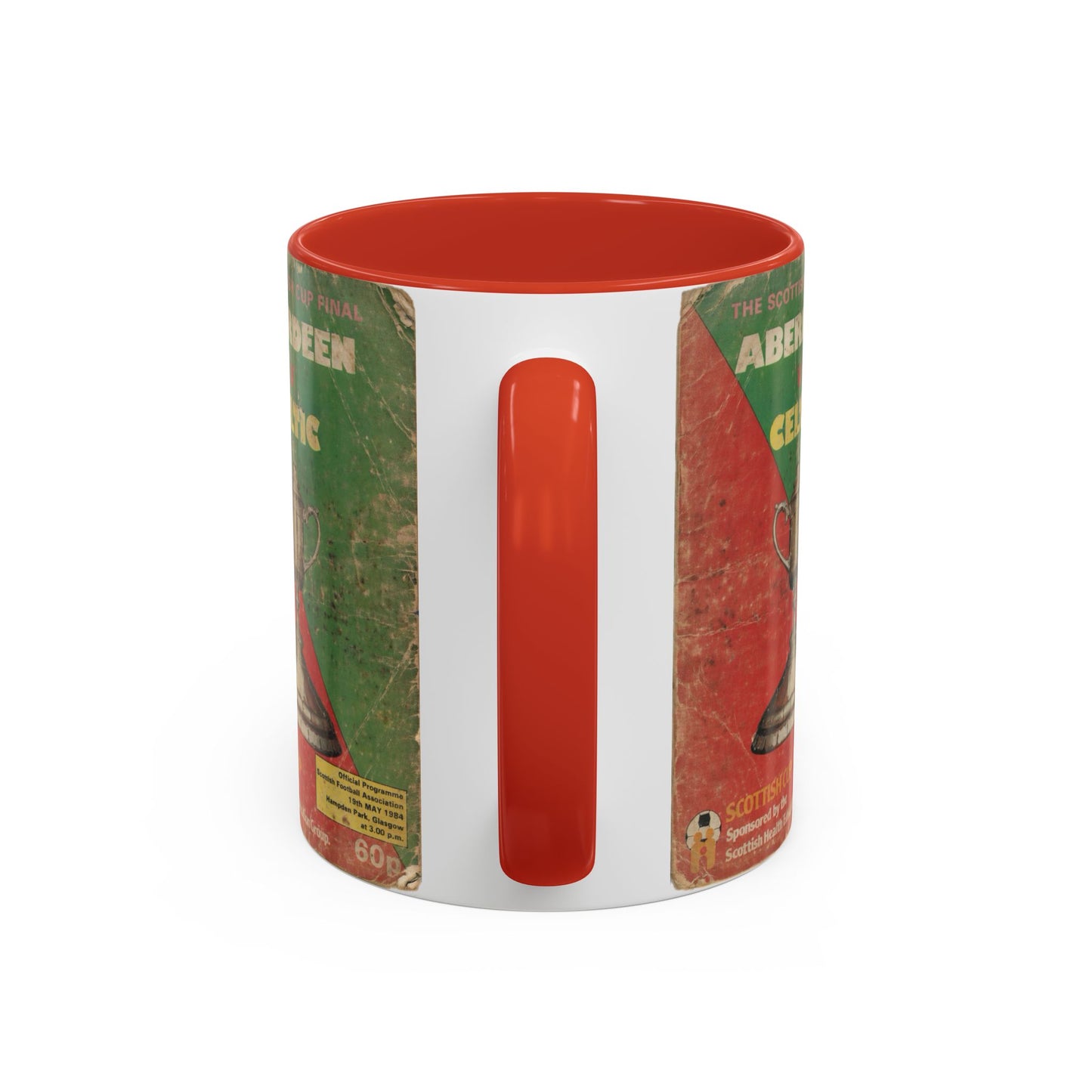 1984 Scottish Cup Final Aberdeen Celtic Programme Poster Accent Coffee Mug (11, 15oz)